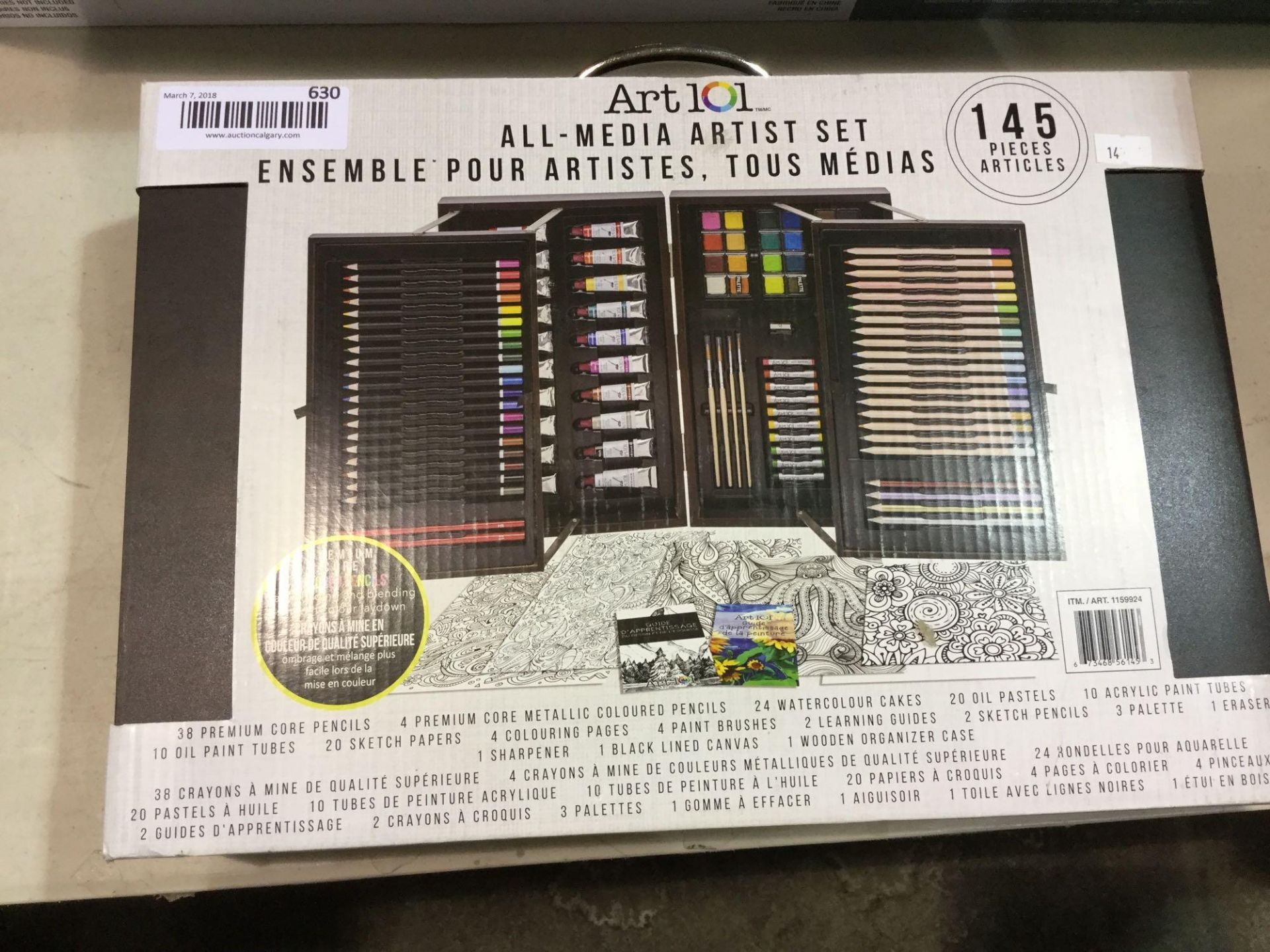 Art 101 - All- Media Artist Set - 145 pcs