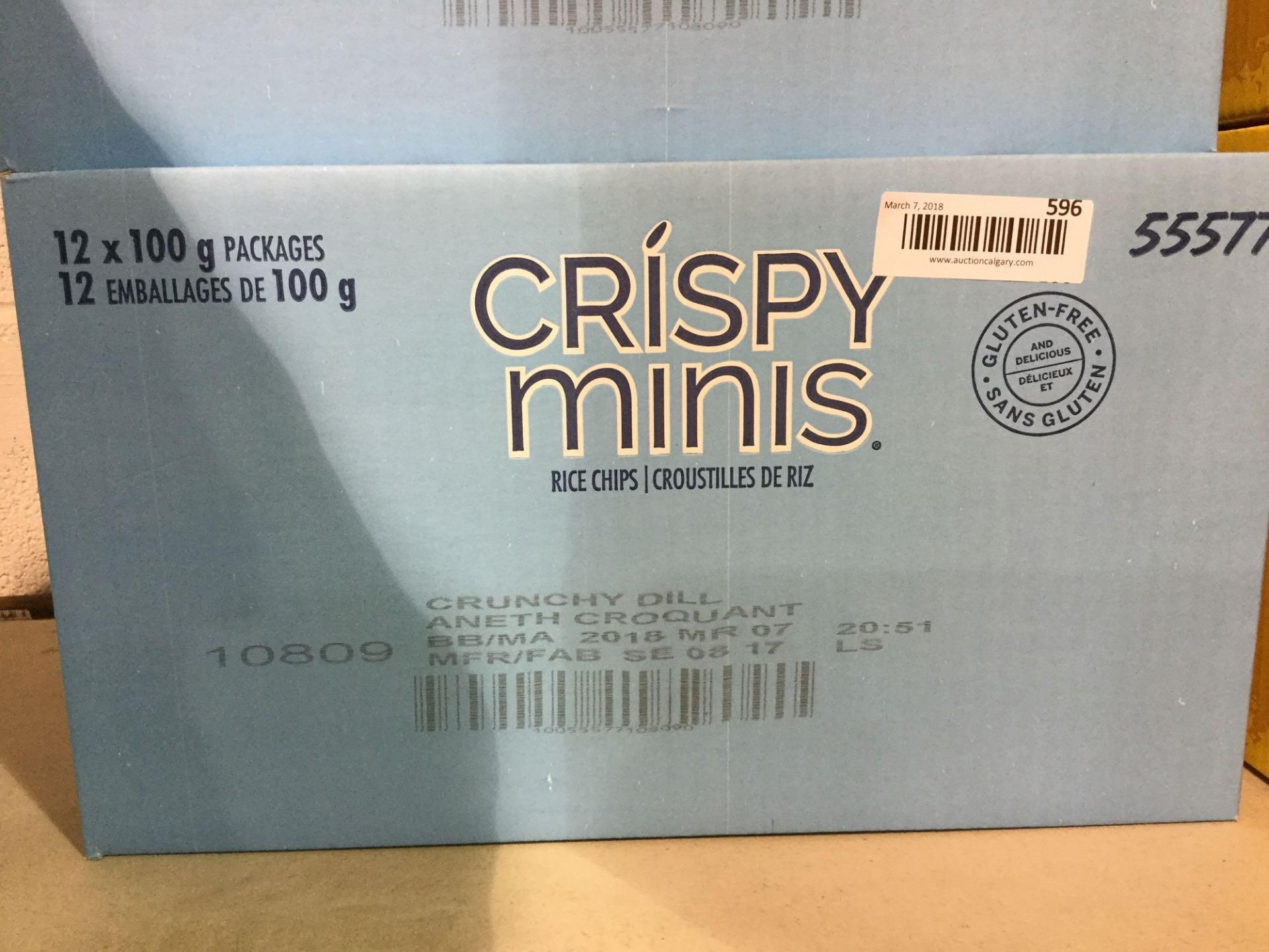 Case of 12 x 100 g Crispy Mini's Crunchy Dil