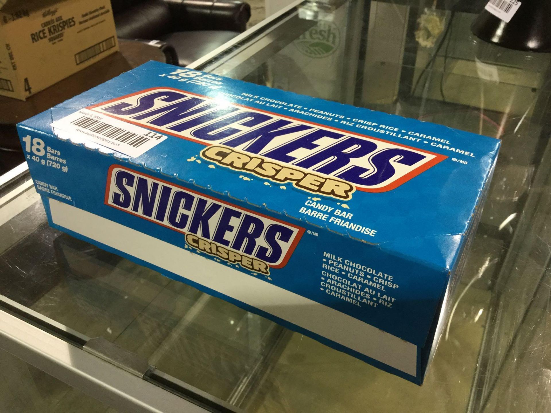 Case of 18 x 40 g Snickers Crisper Bars
