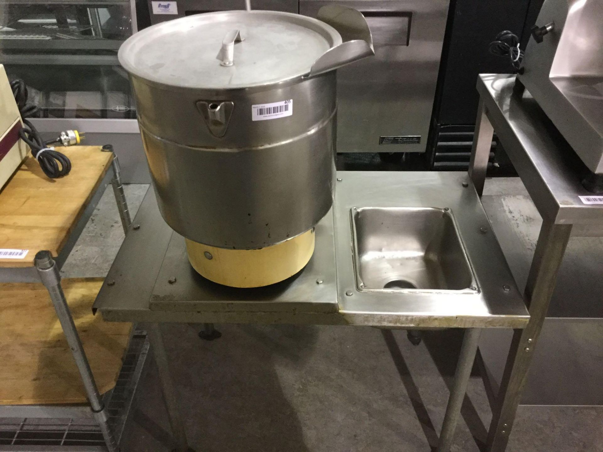 Coulter Steam Kettle With Stand and Sink - Model ETT.20. 304