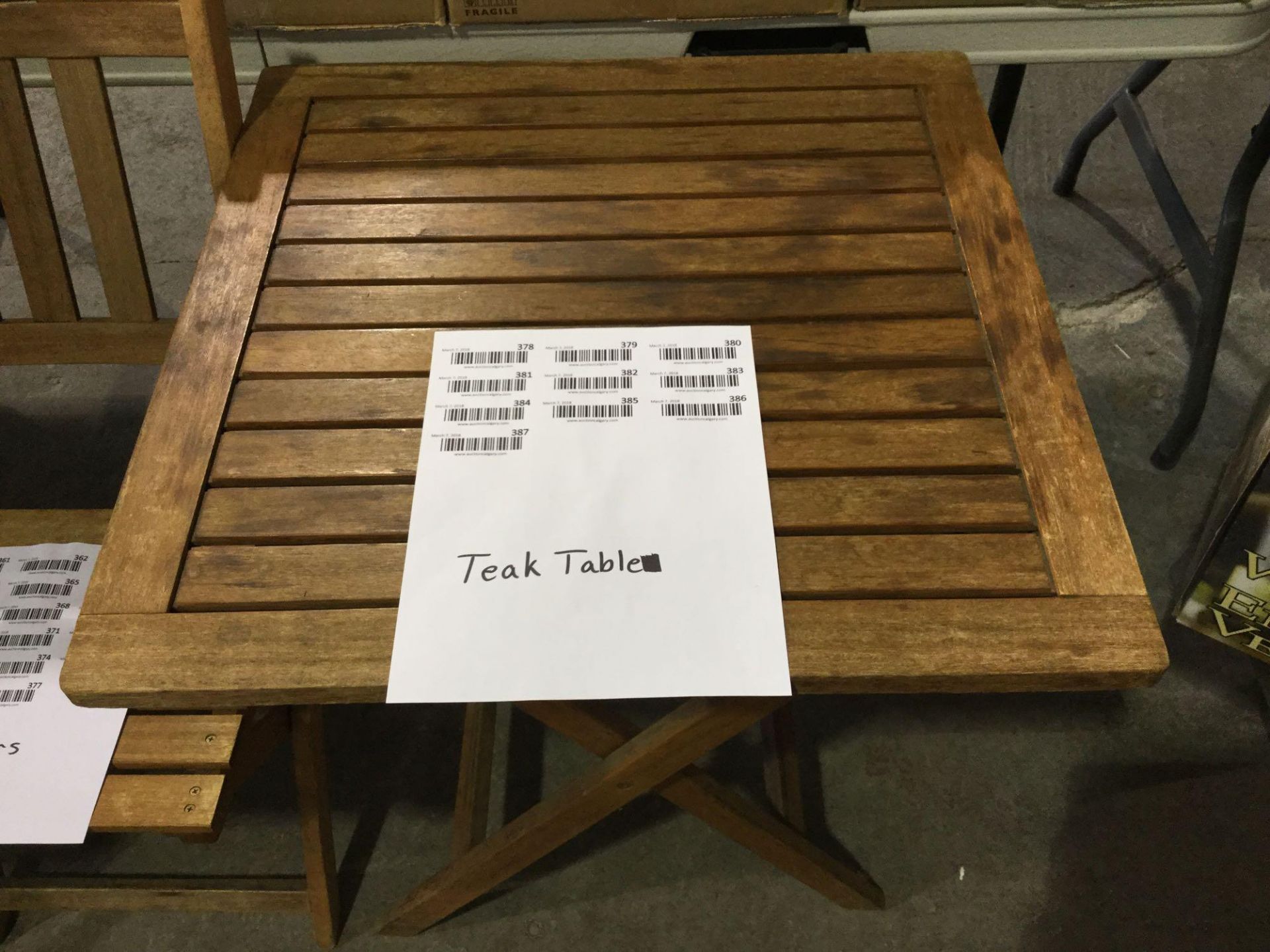 Teak Garden Table