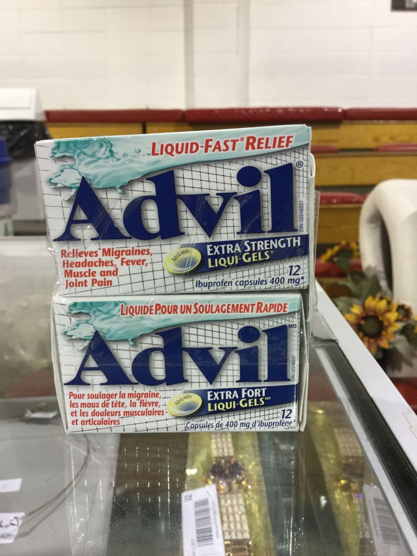 Lot of 2 x 12 Capsules Advil Extra Strength Liquid-gels