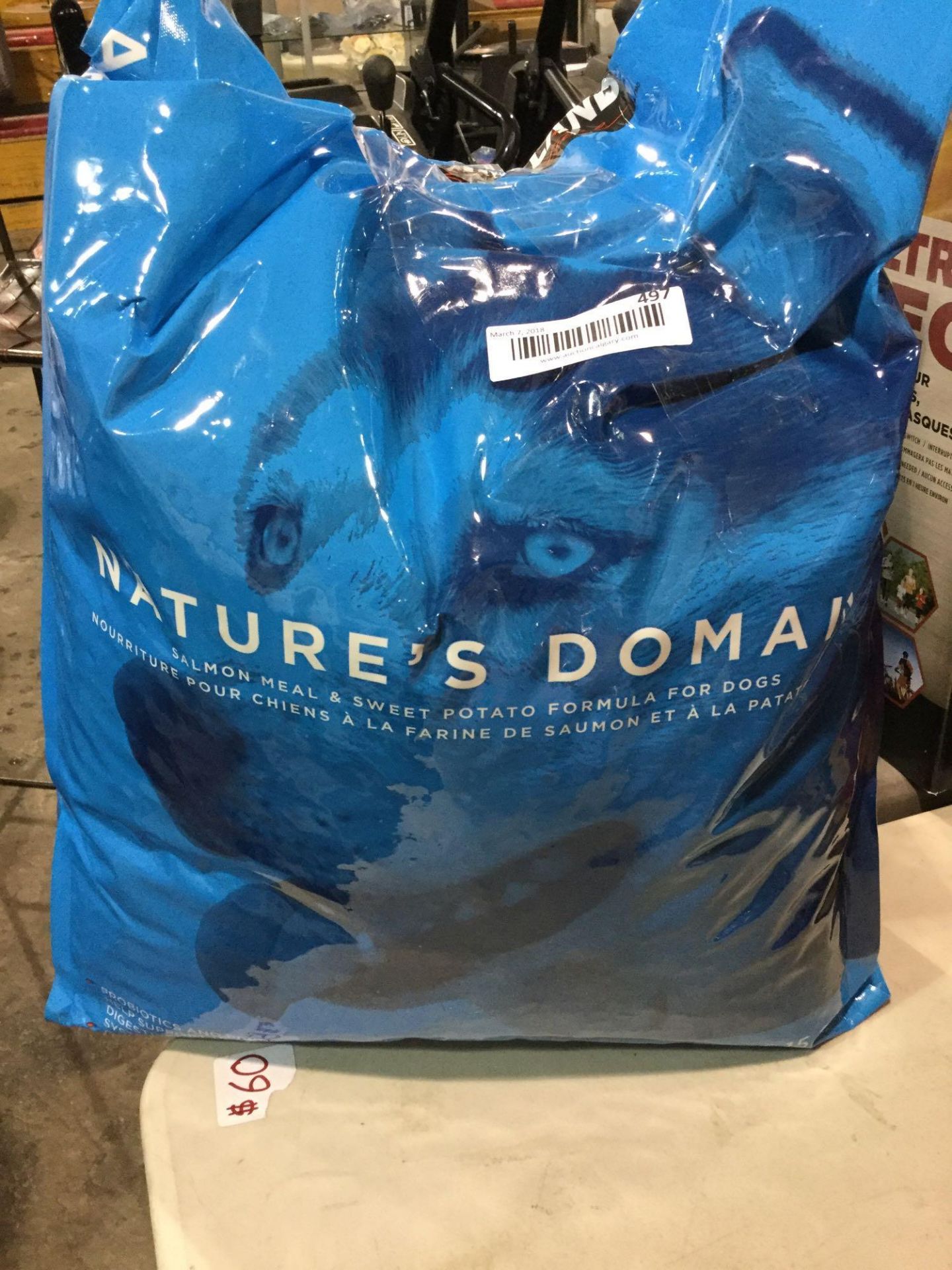 Bag of 15.9 kg Nature's Domain Dog Food