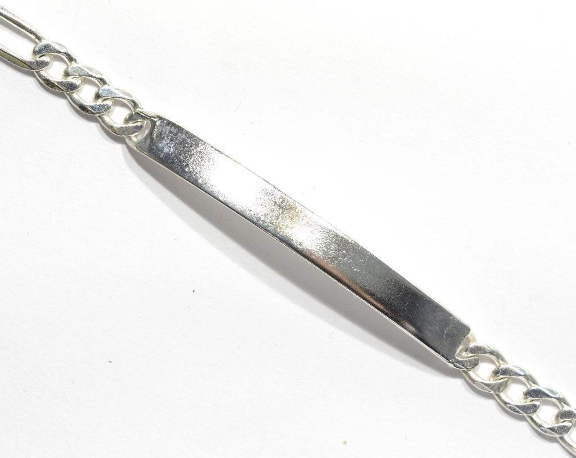 Sterling Silver Medical Alert Bracelet. Retail $300 (04-SG05(F)) - Image 2 of 3