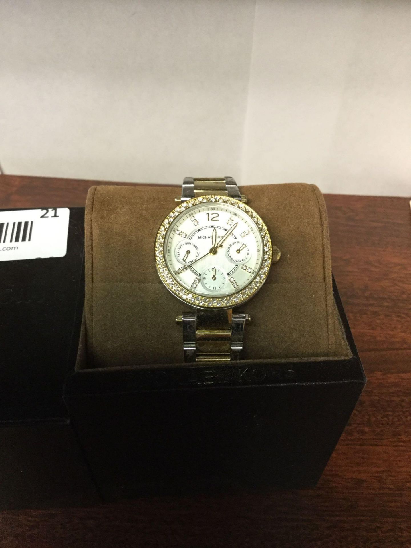 Michael Kors - Women's Watch with Crystal Face, Includes Box - Image 2 of 2