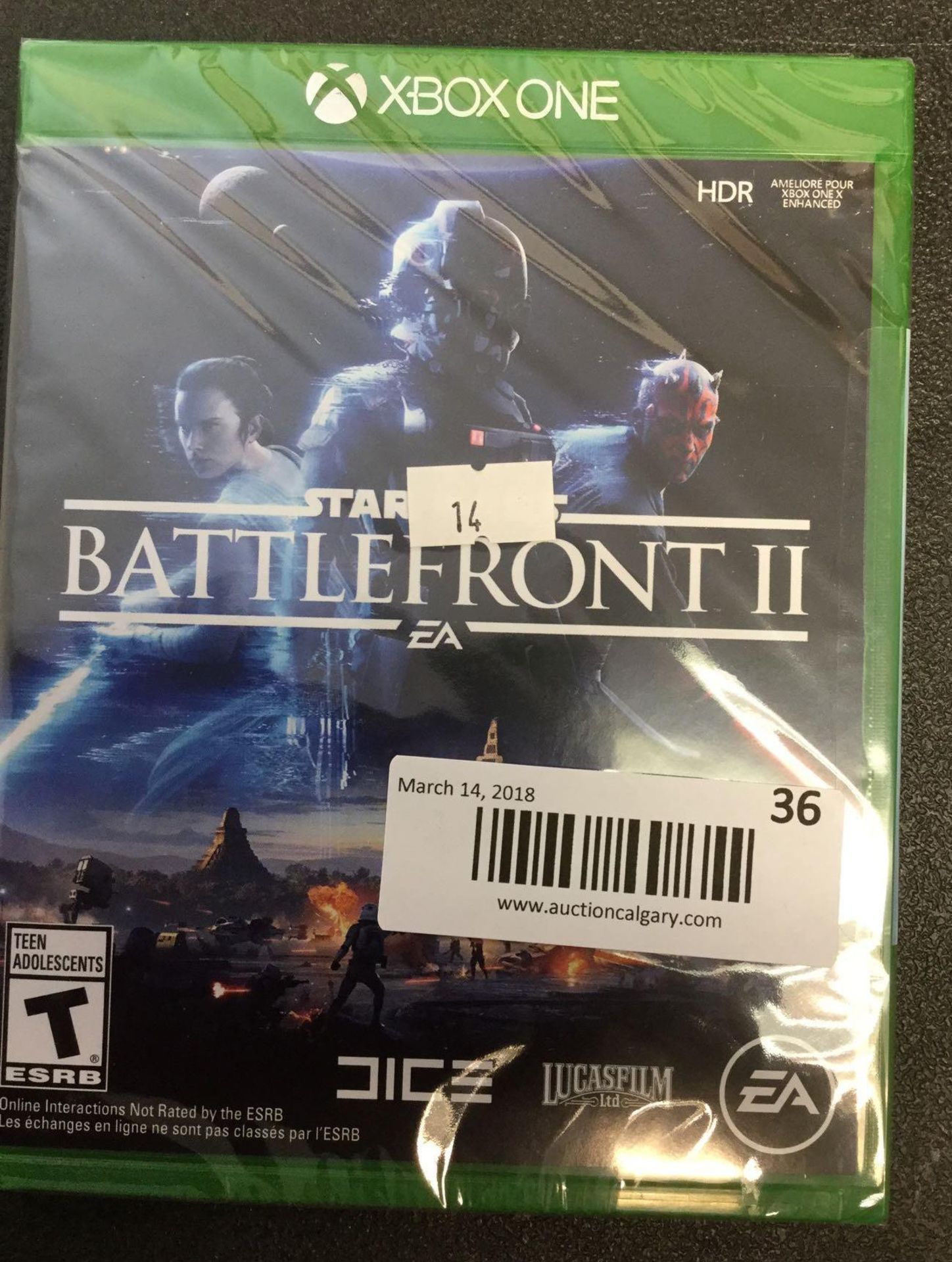 XBOX ONE Battle Front II