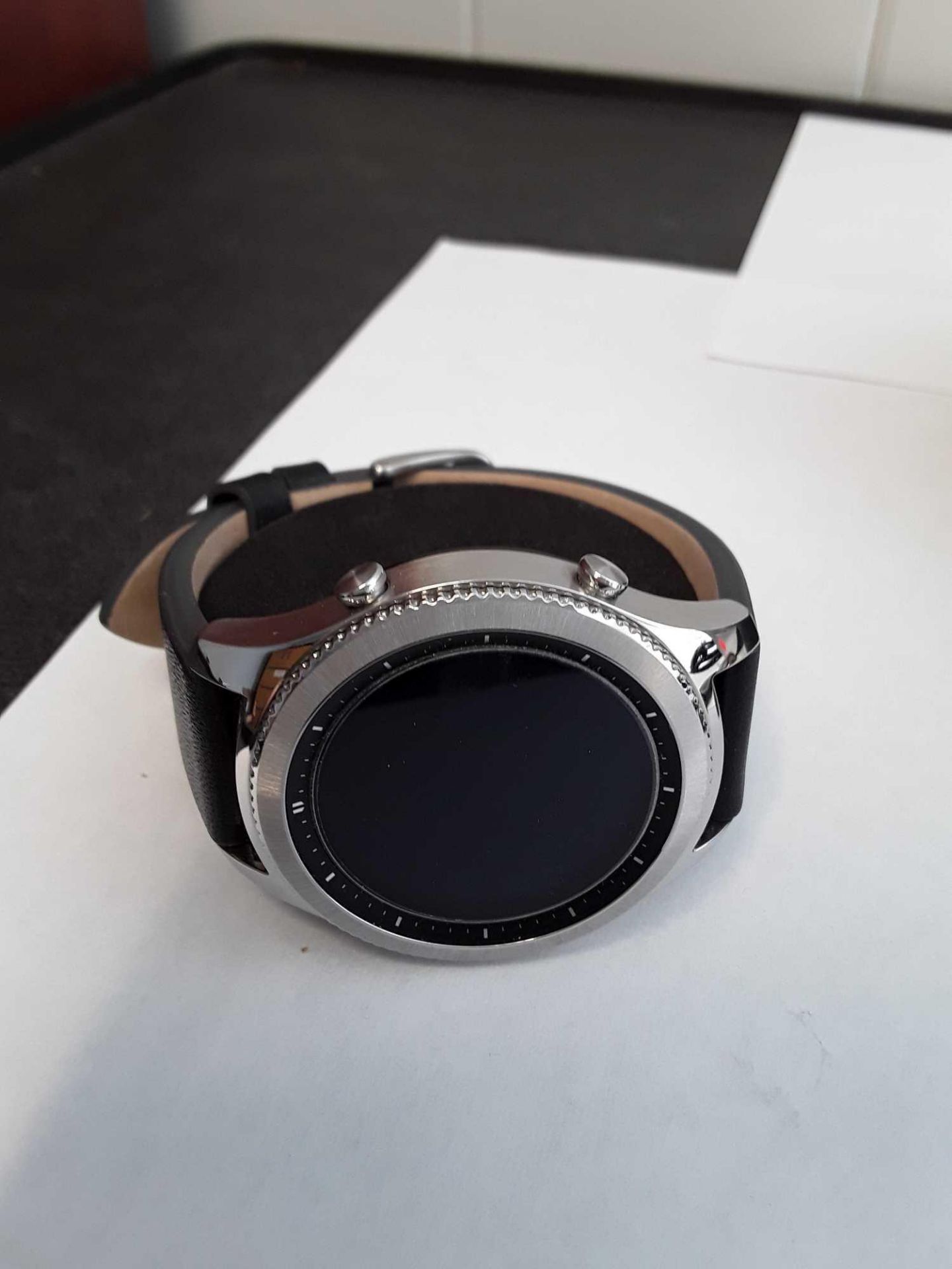 Samsung Gear S3 Classic Watch with Charging Station - Image 2 of 2