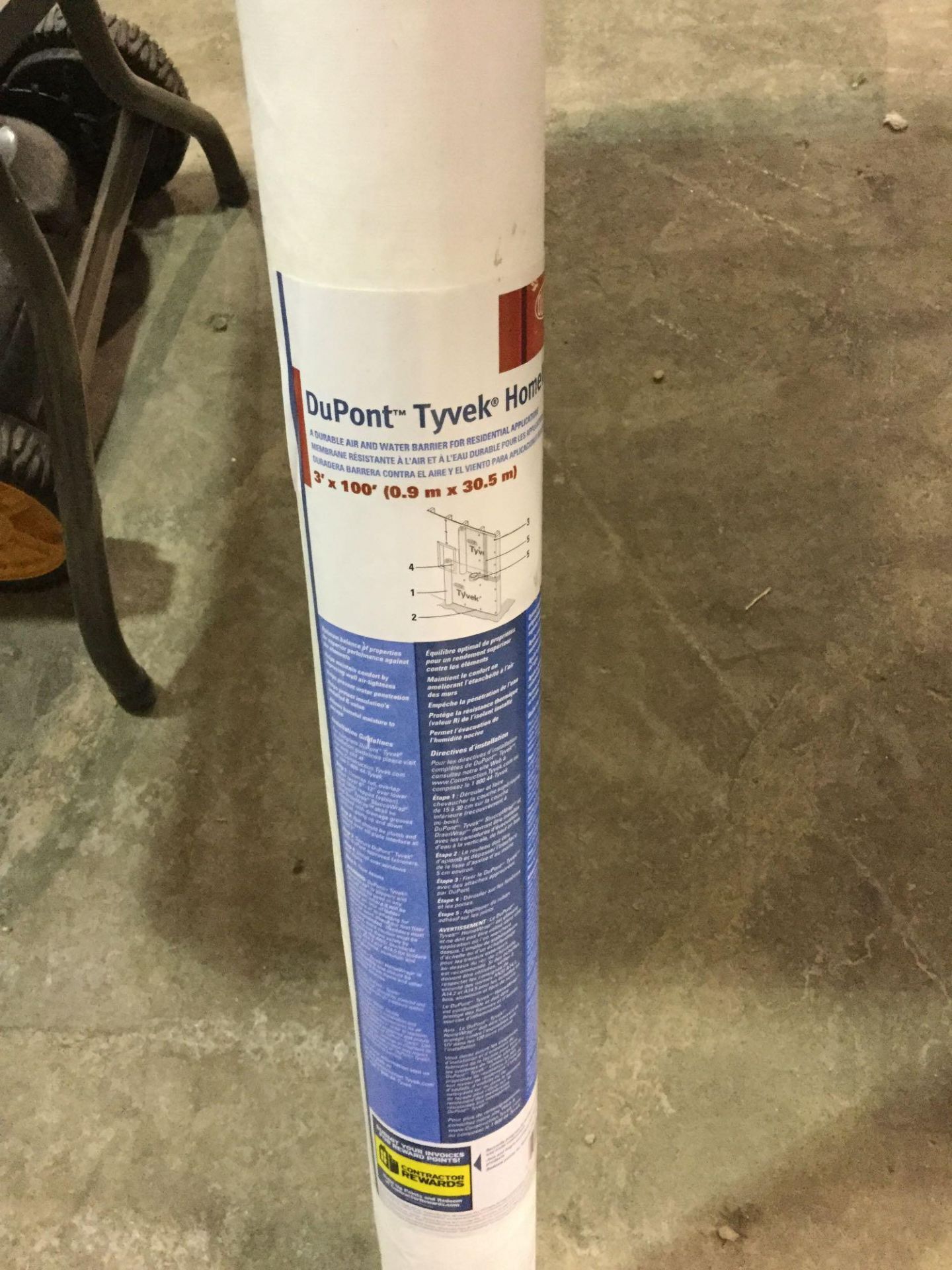 Dupont Tyvek Homewrap - 3' X 100'