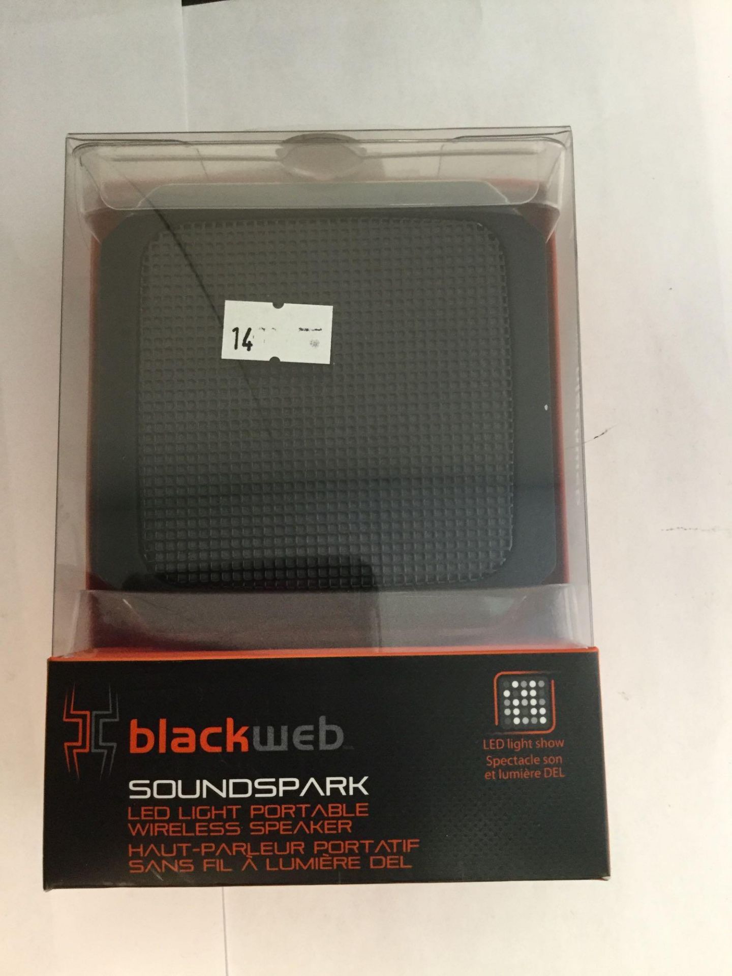 Black Web - Sound spark LED Light Portable wireless Speaker
