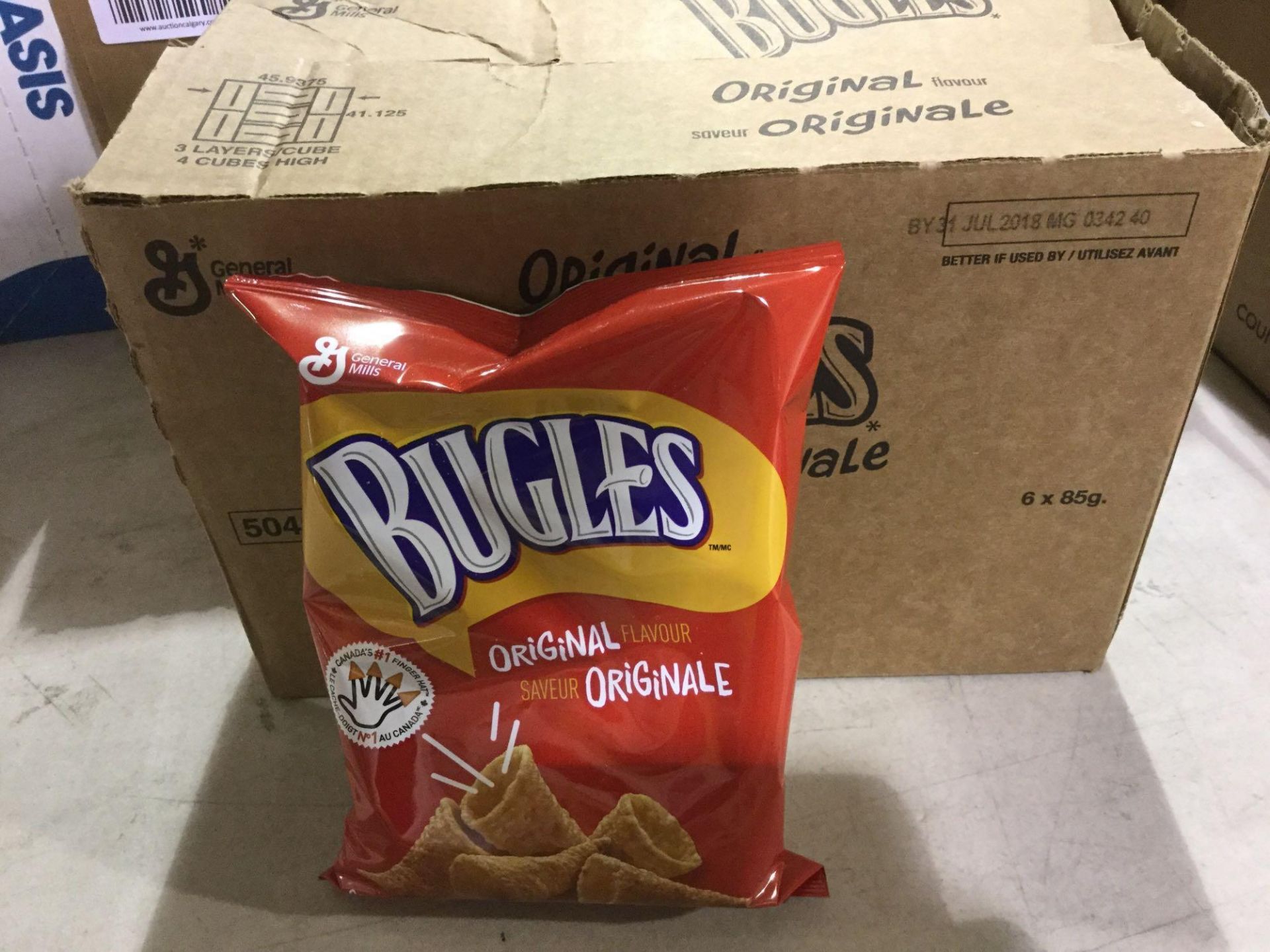 Case of 6 x 85 g Bugles - Original