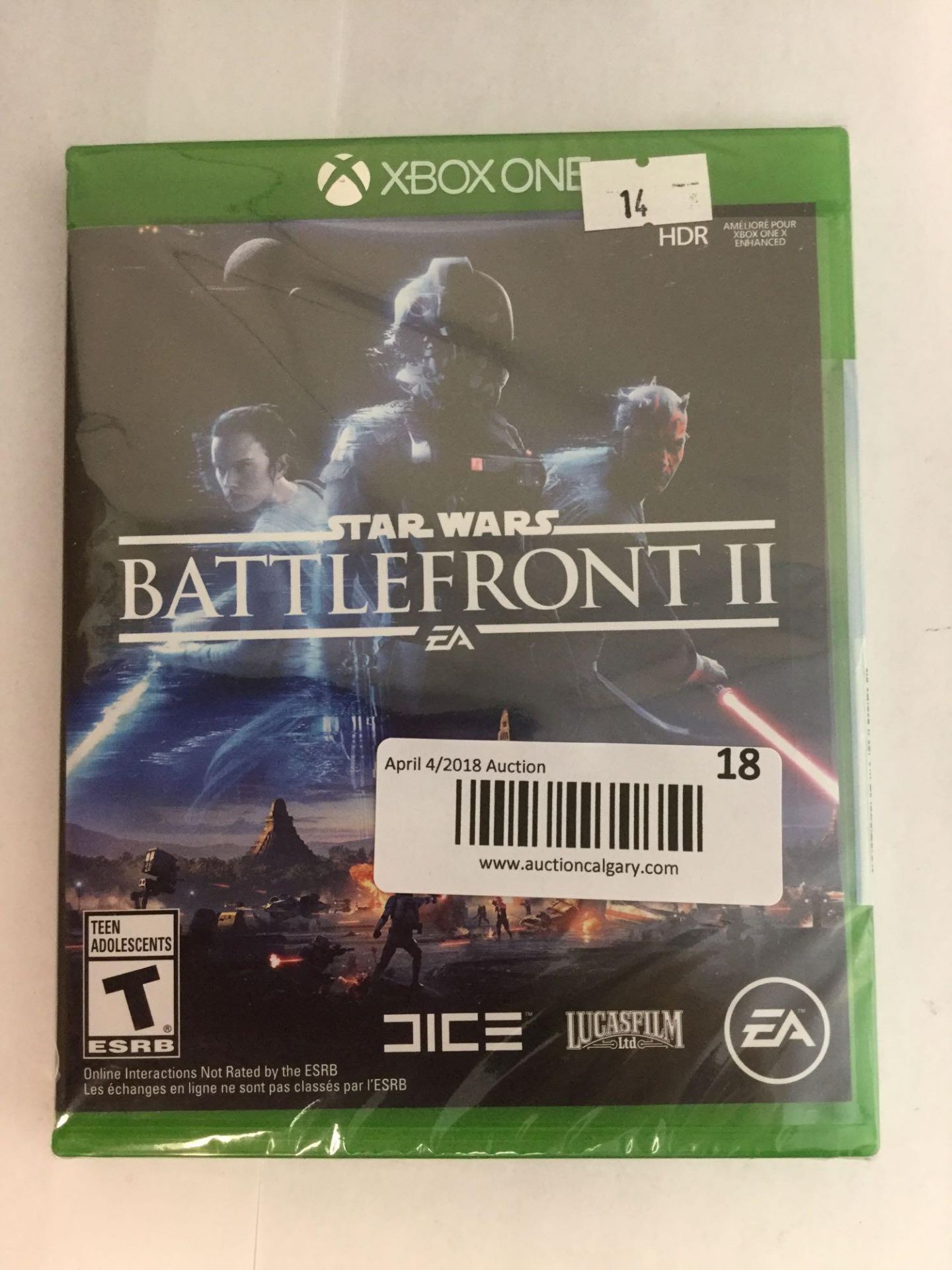 XBOX ONE Game - Star Wars Battle Front II