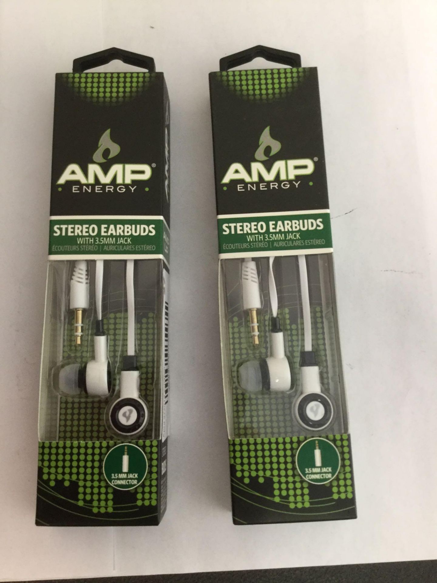 Lot of 2 AMP Stereo Earbuds