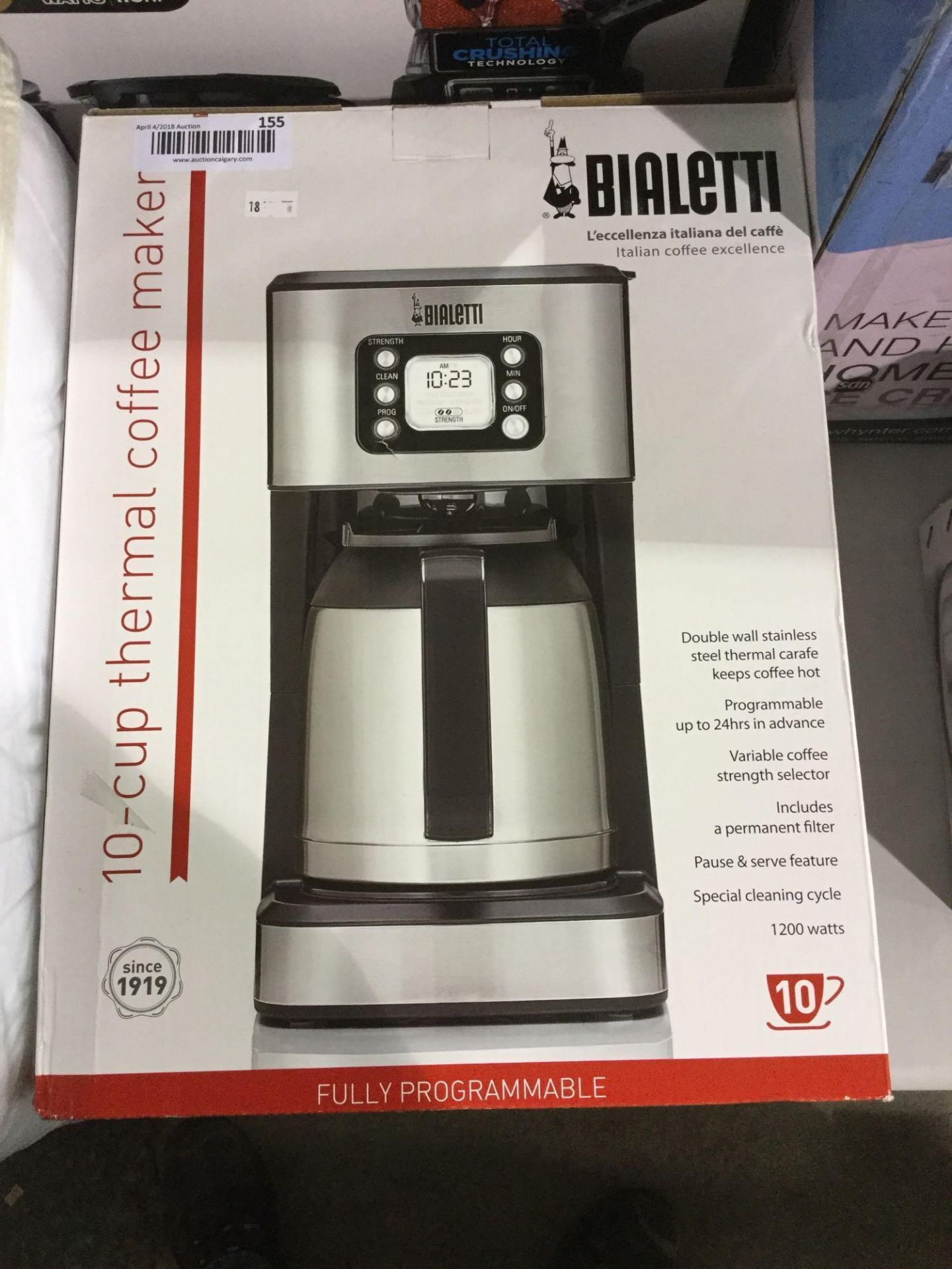 Bialetti 10 cup Thermal Coffee Maker