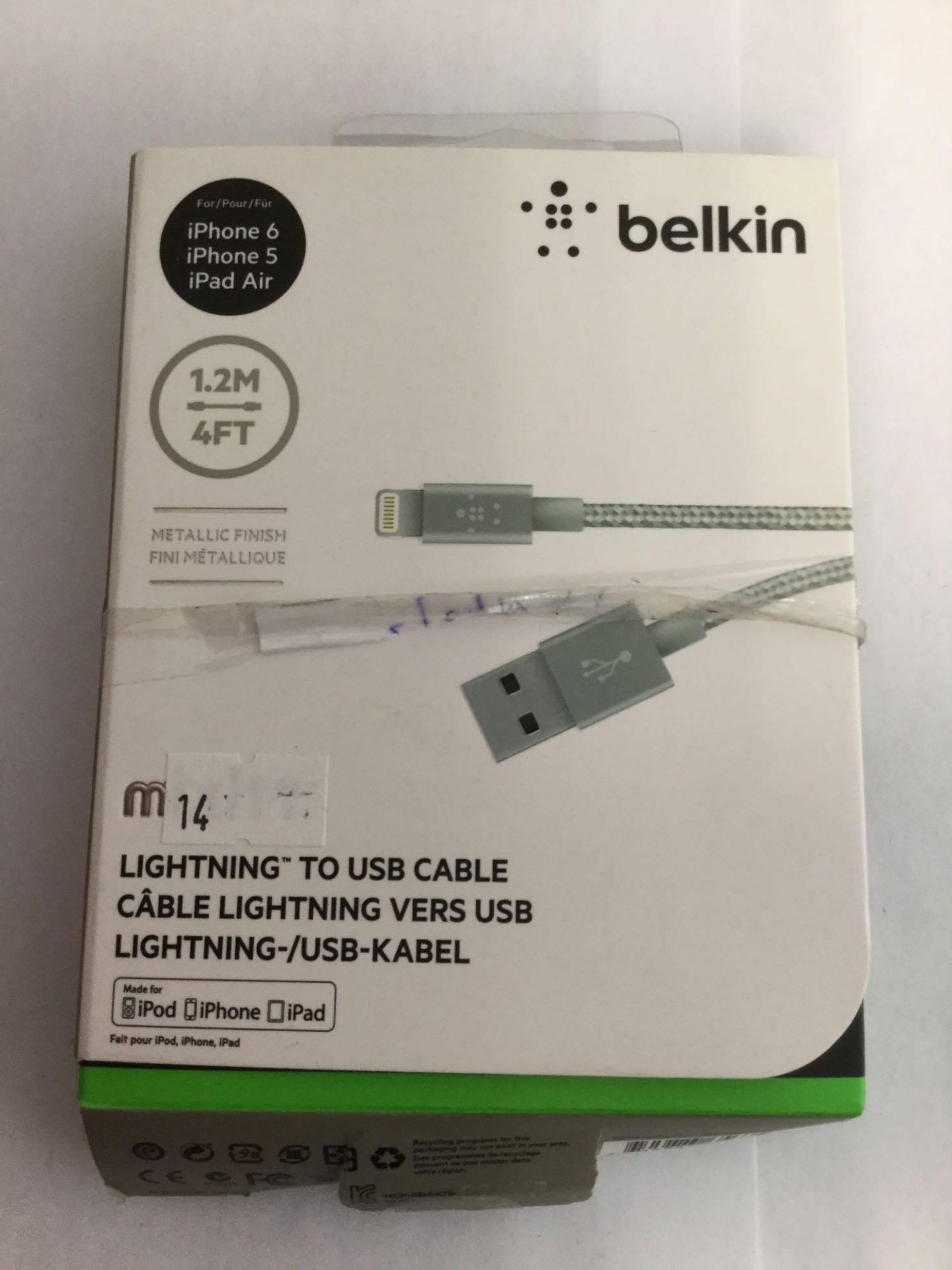 Belkin Lighting USB Cable for iPhone 6, iPhone 5 and iPad Air