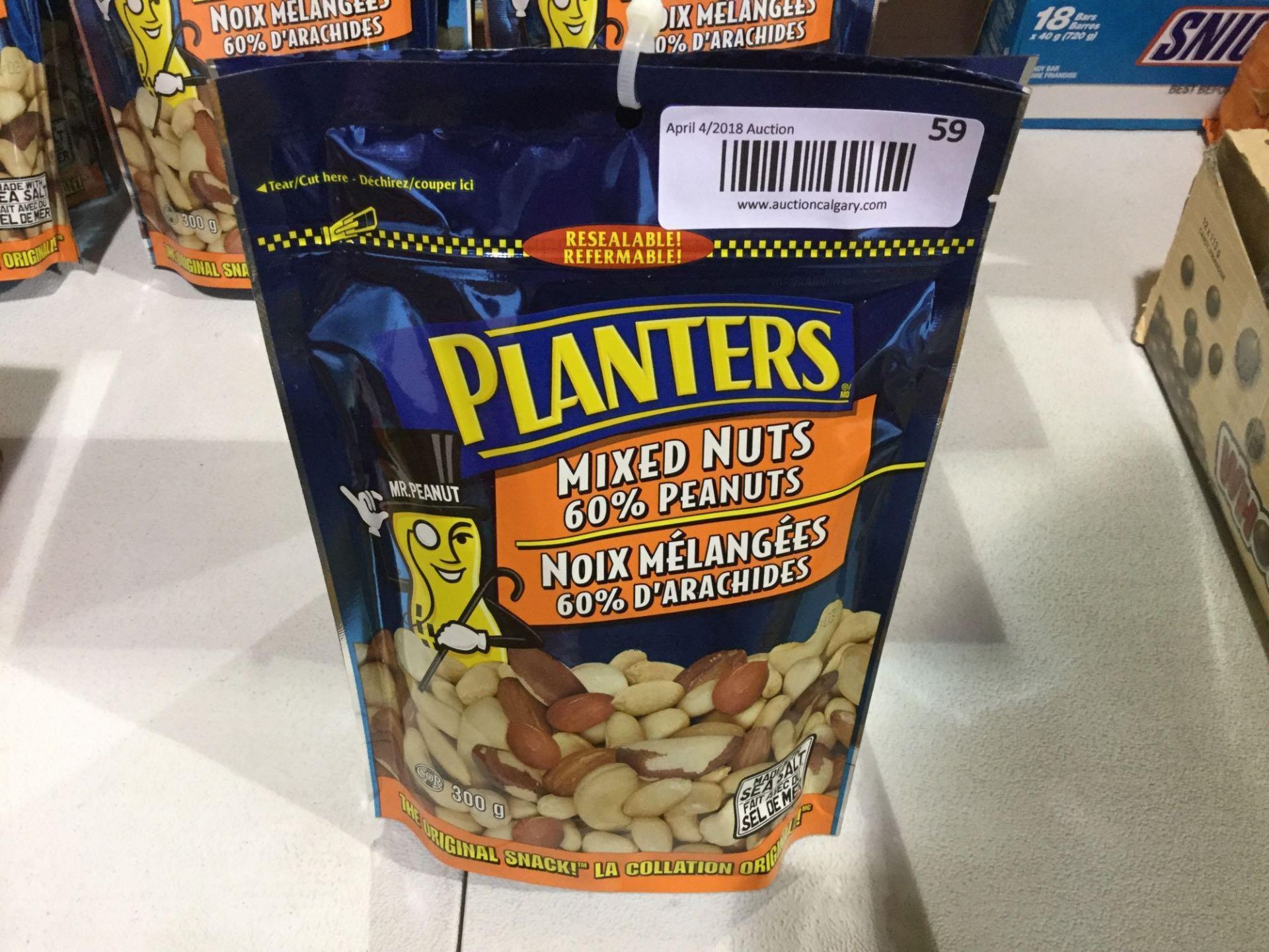 Lot of 3 x 300 g Bags Planters Mixed Nuts