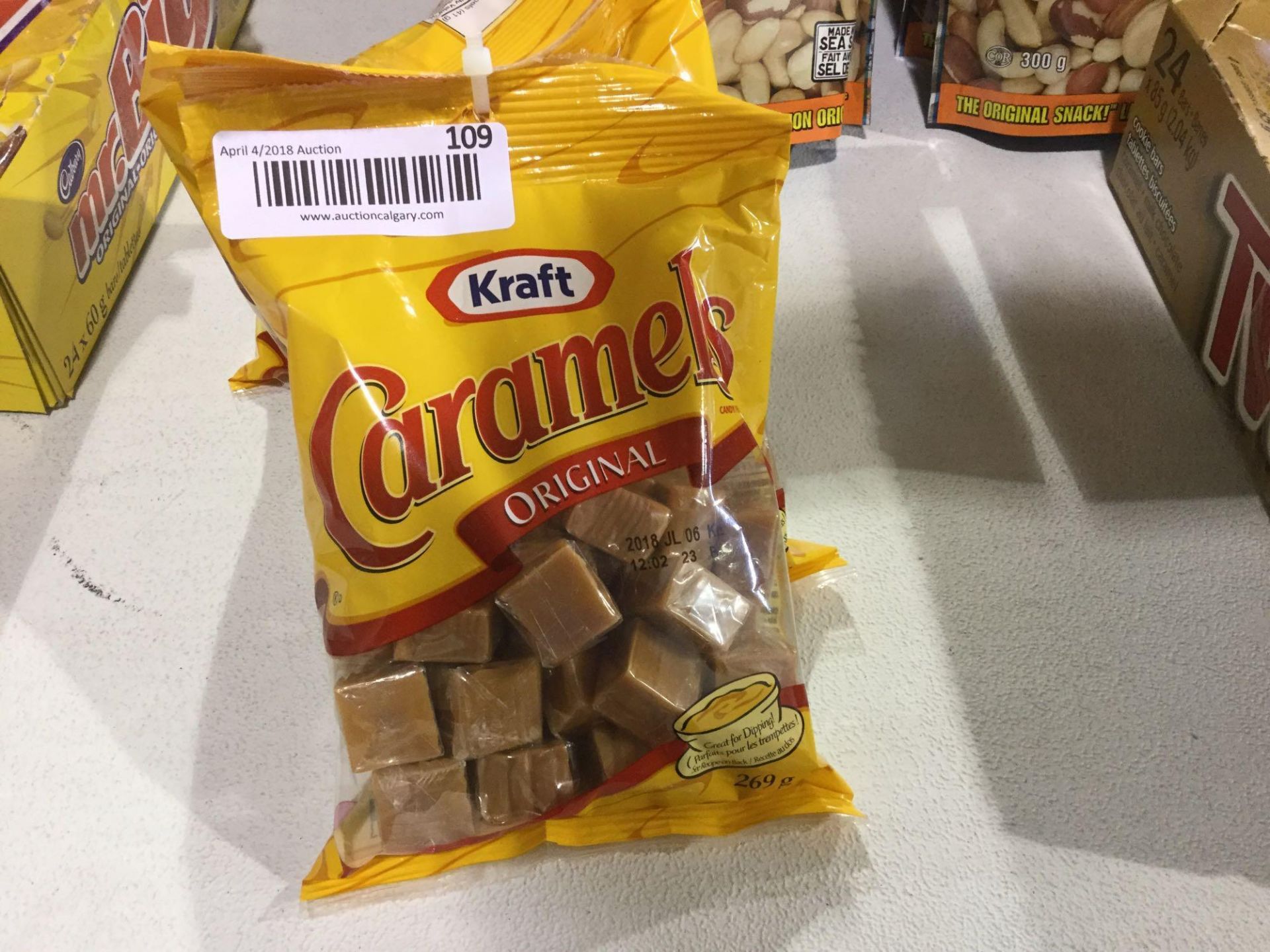 Lot of 4 x 269 g Kraft Caramels - Original