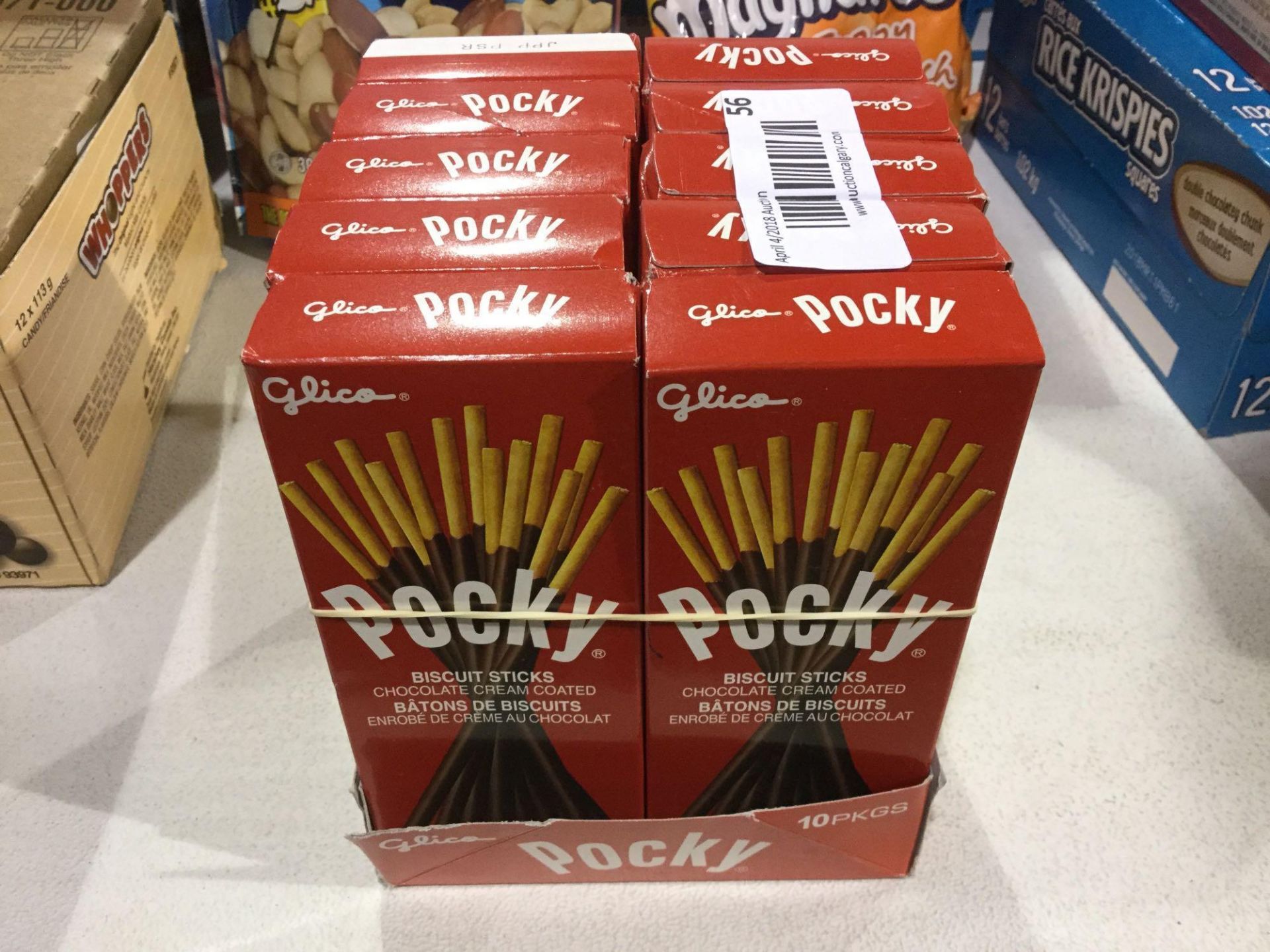 Case of 10 x 40 g Pocky - Chocolate Biscuit Sticks