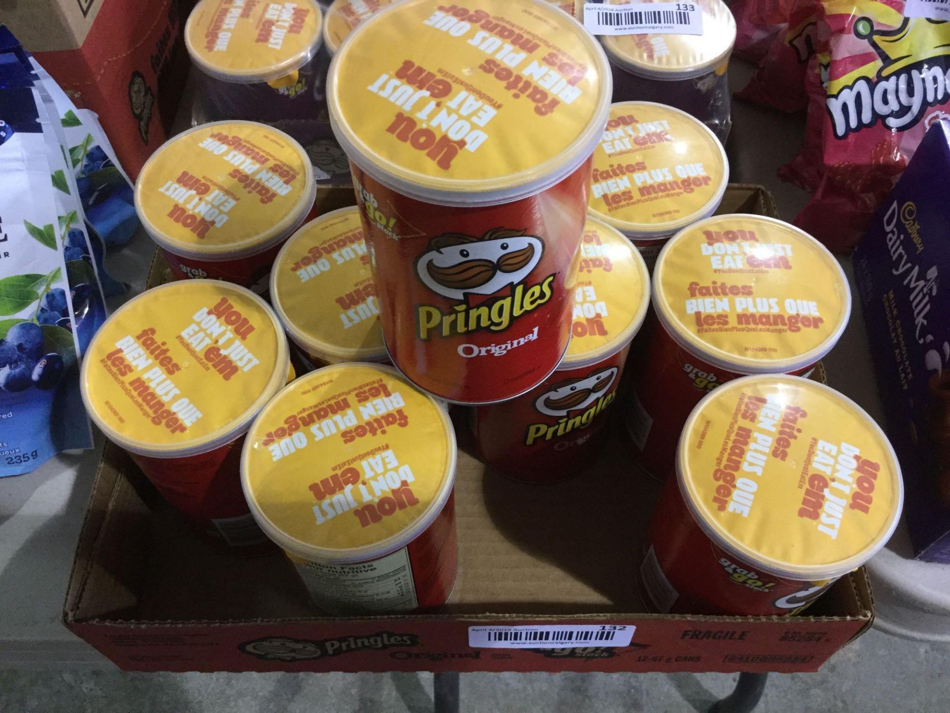 lot of 10 x 67 g Pringles Cans - Original