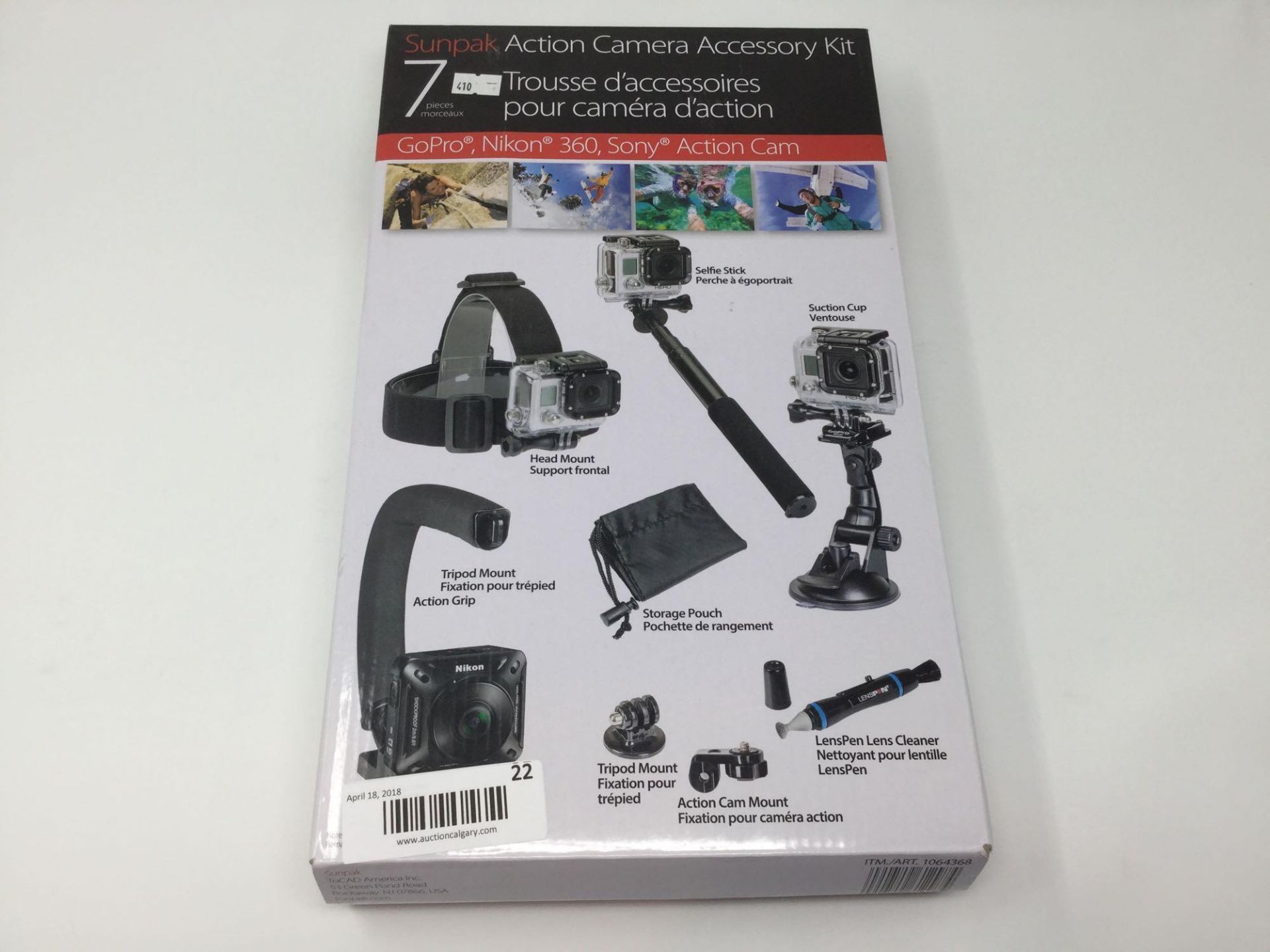 Sunpak 7 Piece Action Camera Accessory Kit