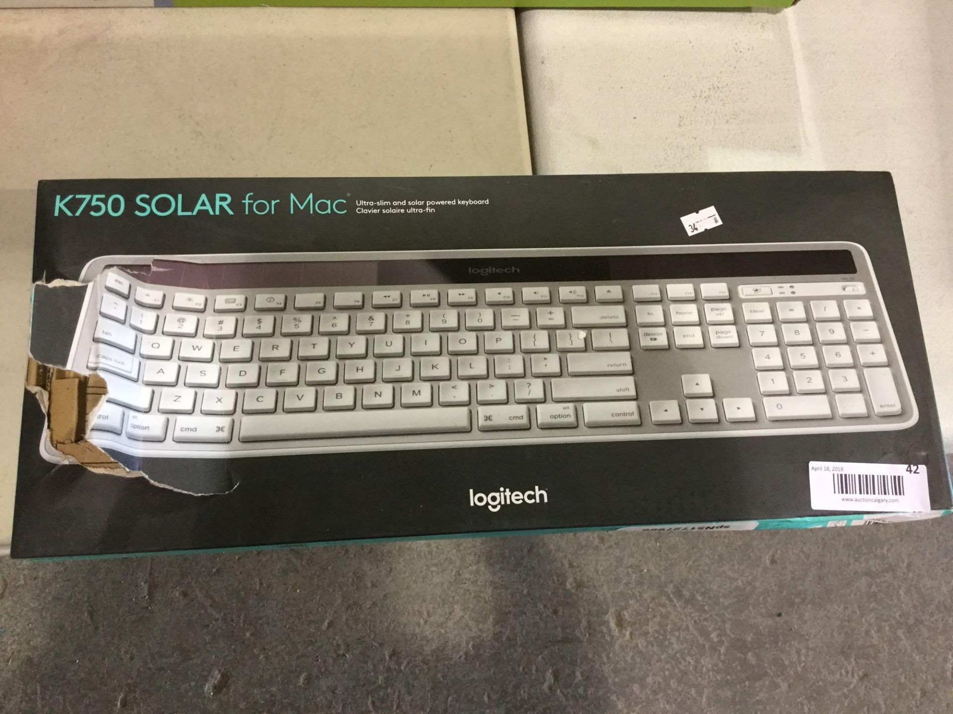 Logitech K750 Solar Keyboard for Mac