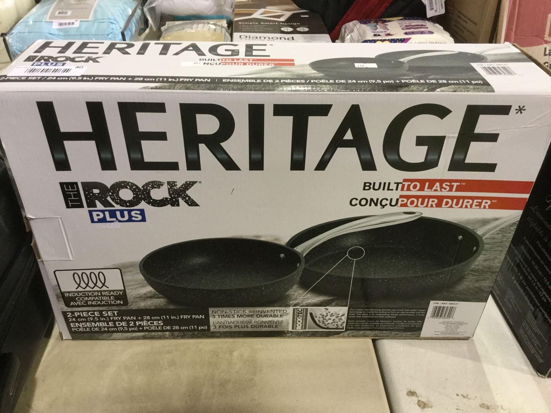 Heritage Rock Plus - 2 Piece Set - 24 cm and 28 cm Fry Pans