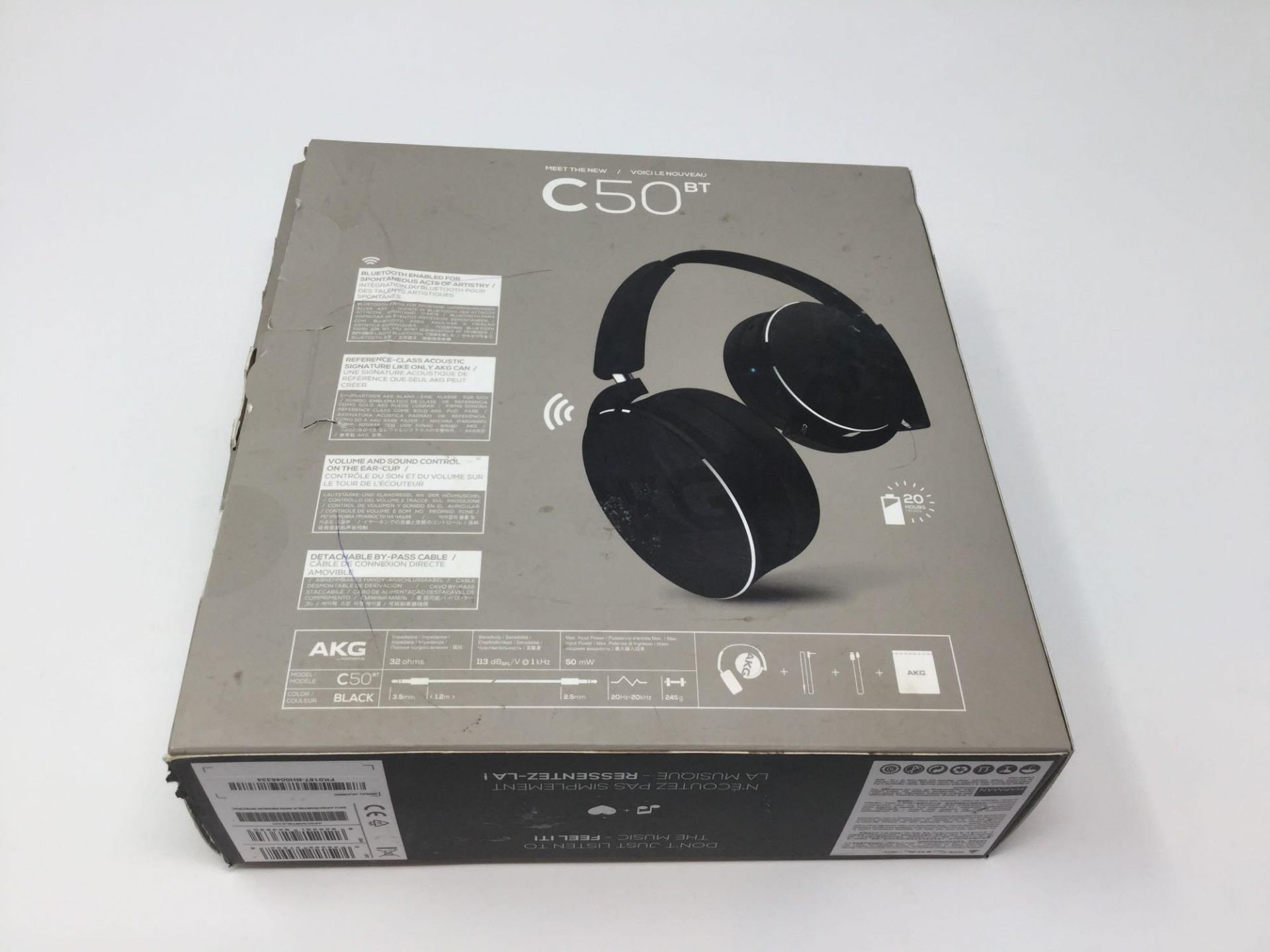 AKG C50 On-Ear Bluetooth Headphones - Image 2 of 2