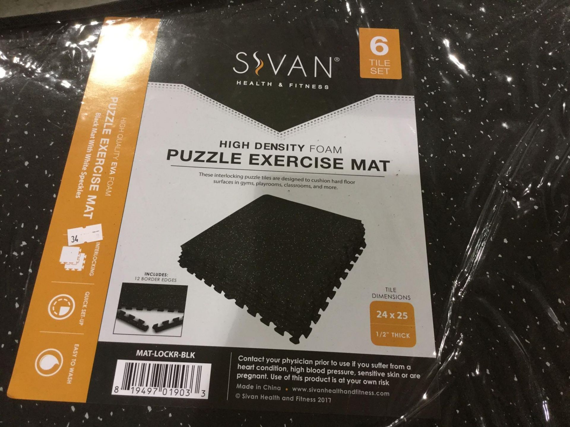 Sivan High-Density Foam Puzzle Exercise mats