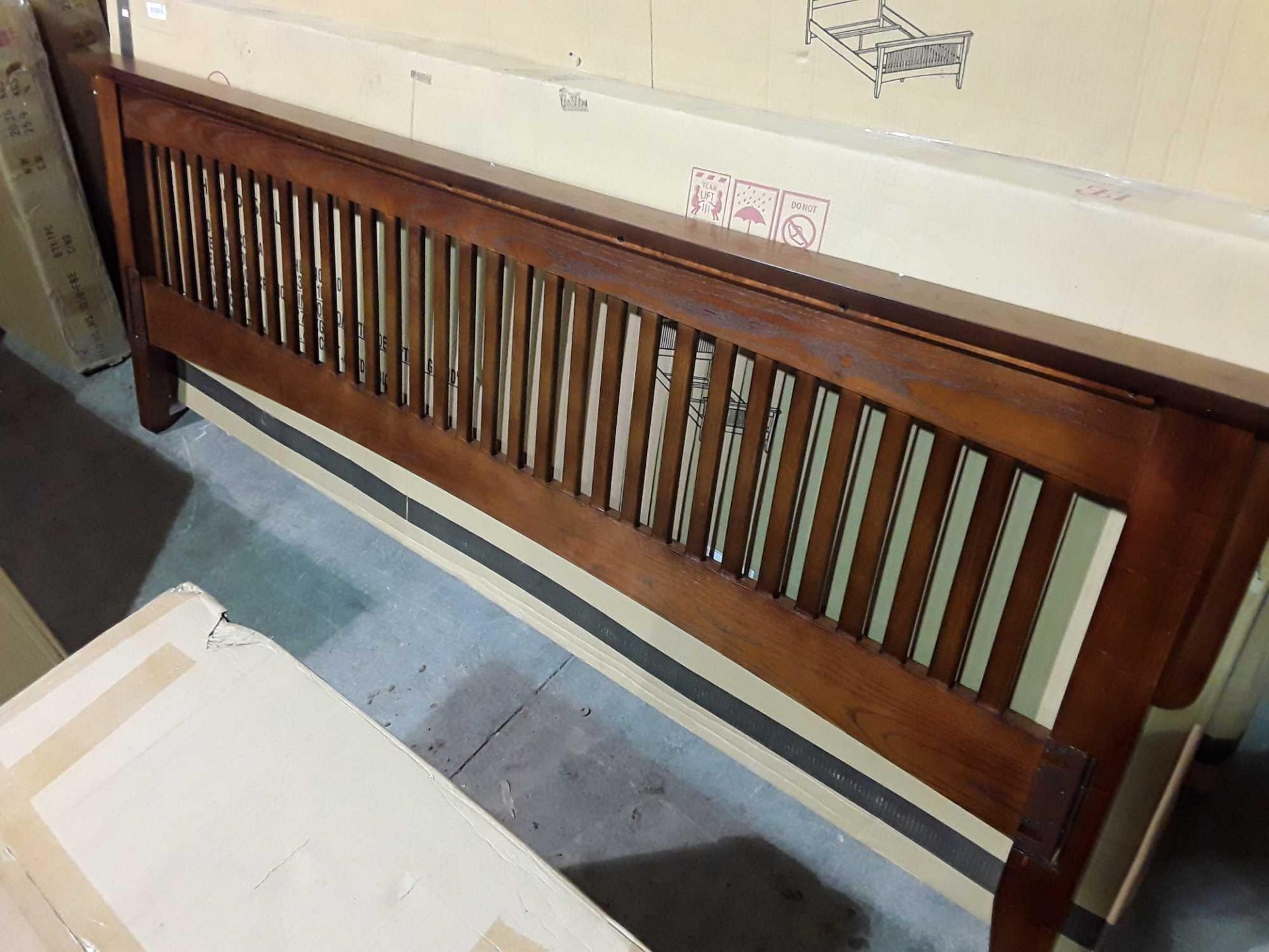 King Size Wooden Footboard