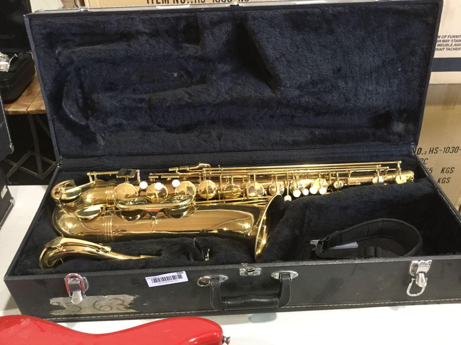 Jupiter tenor saxophone with case
