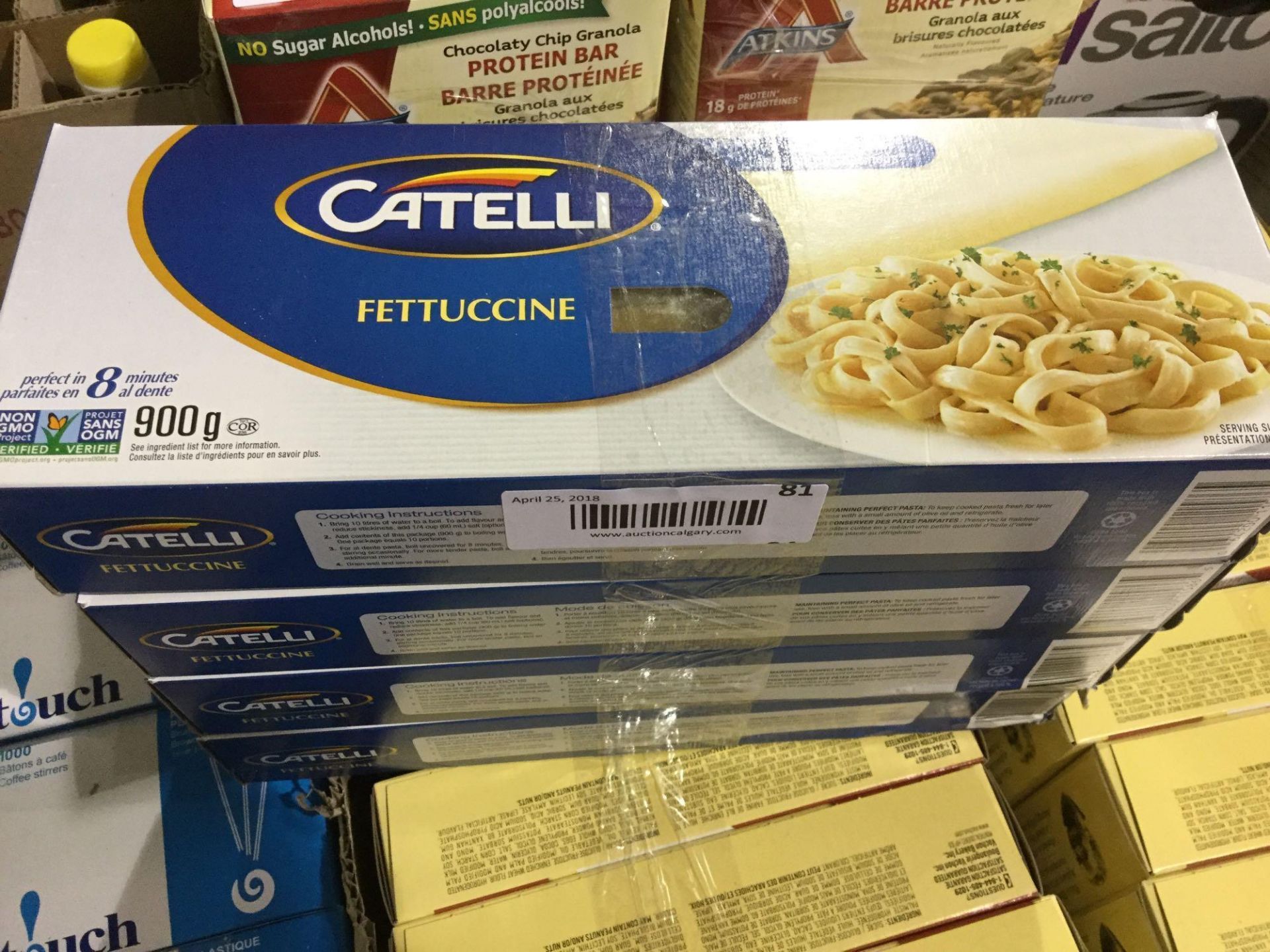 Lot of 4 x 900 g Catelli Fettuccine