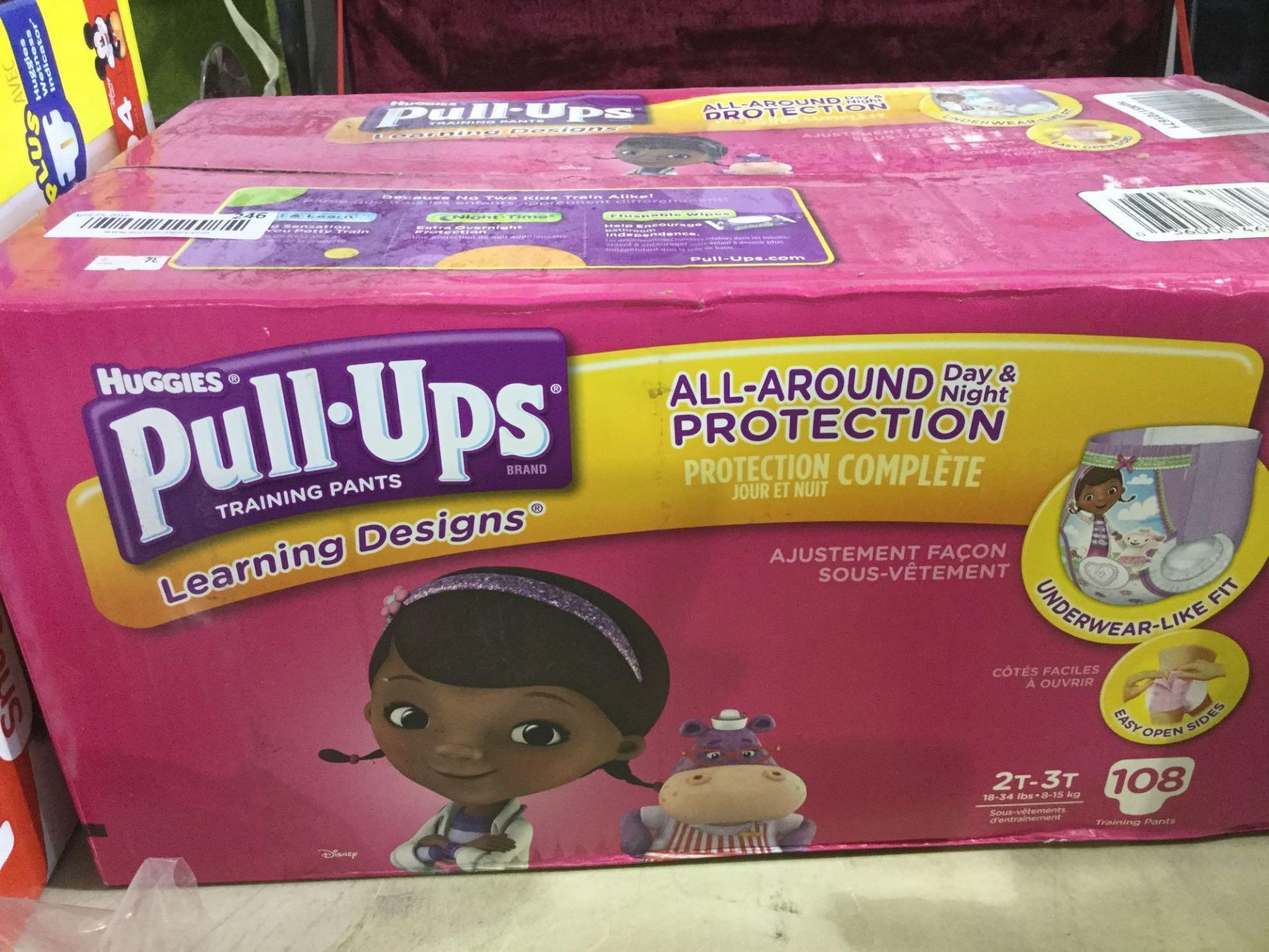 Huggies Pull-Ups Training Designs 108 Diapers 2T-3T