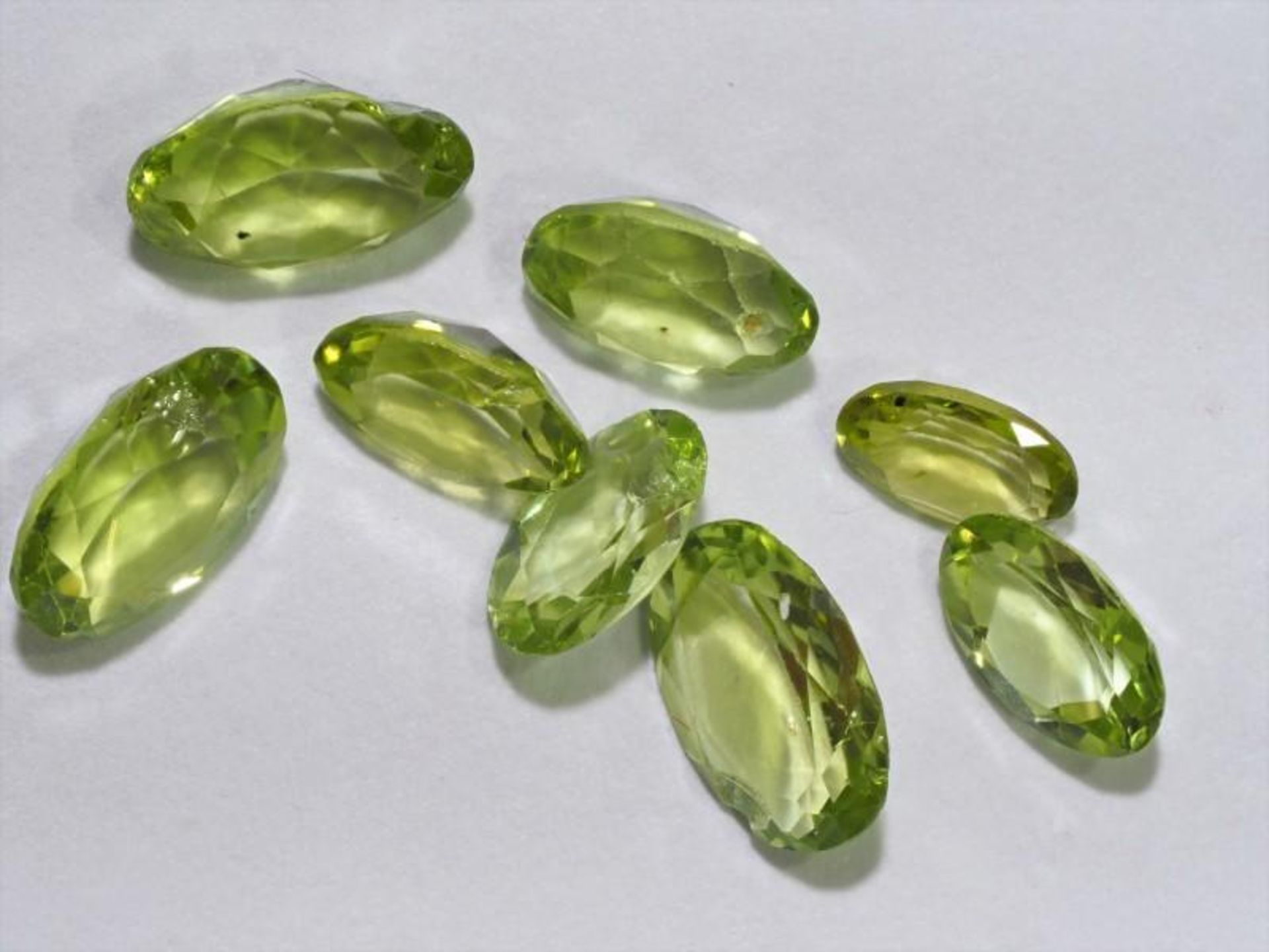 Genuine Loose Peridot (5x3, 6x4, 7x5 mm) (App. 4ct). Retail $200 (MS07 - 33)