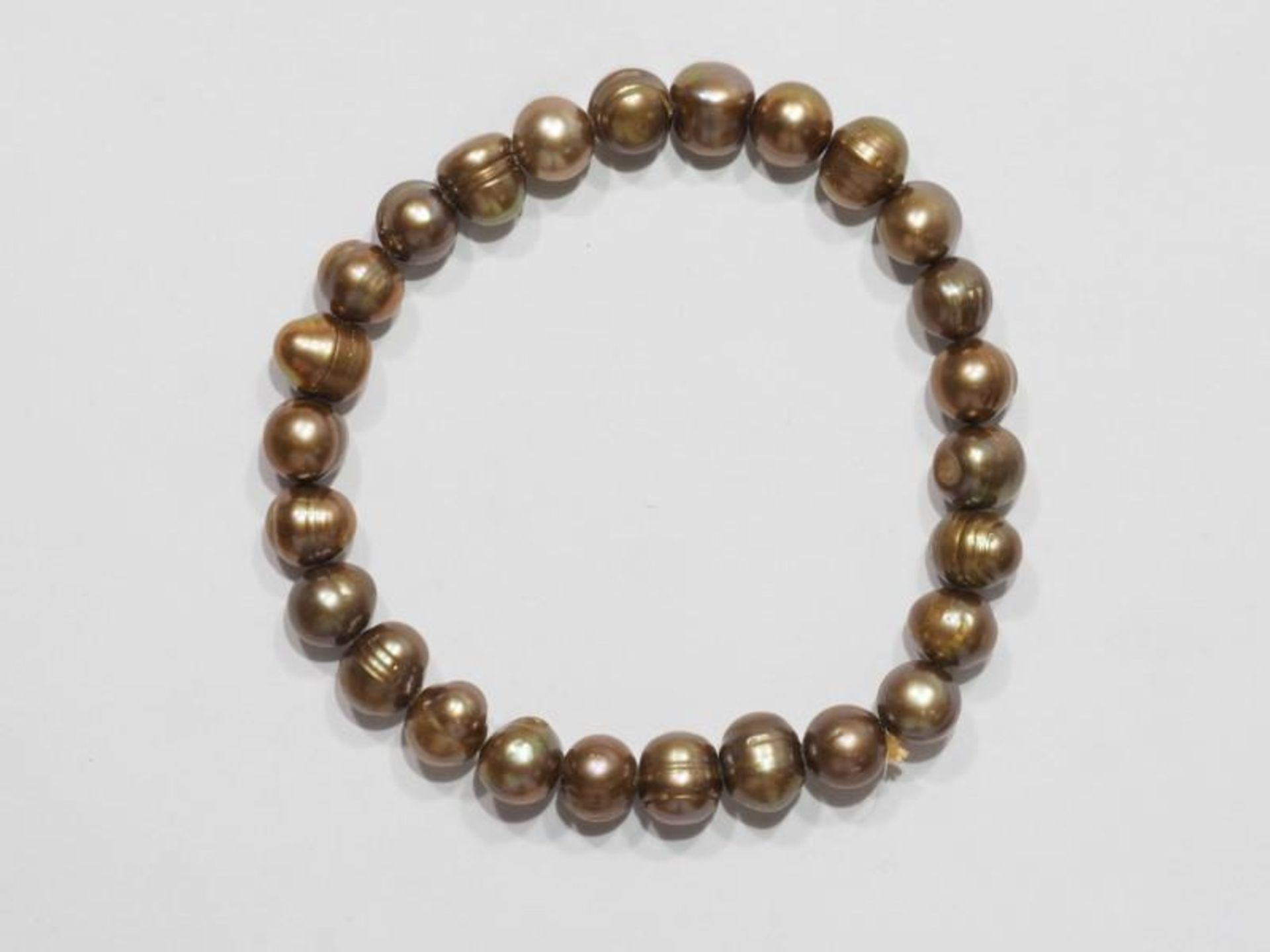 Felxible Yellow Freshwater Pearl Bracelet, Retail $100 (MS19 - 47)