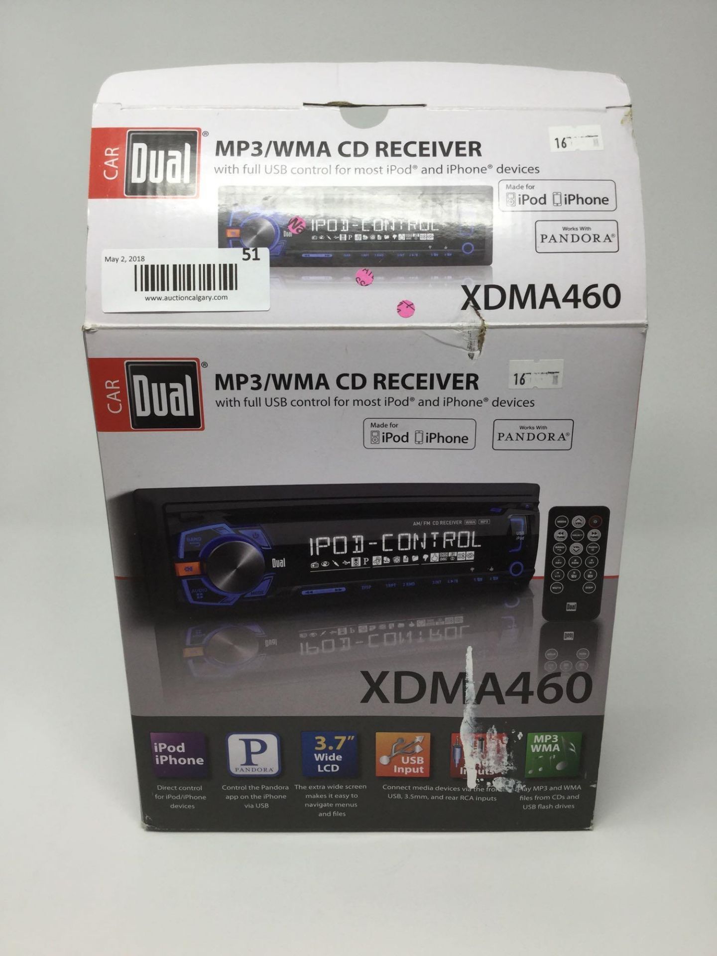 Dual - MP3 / WMA CD Receiver - with Full USB Control - xDmA460