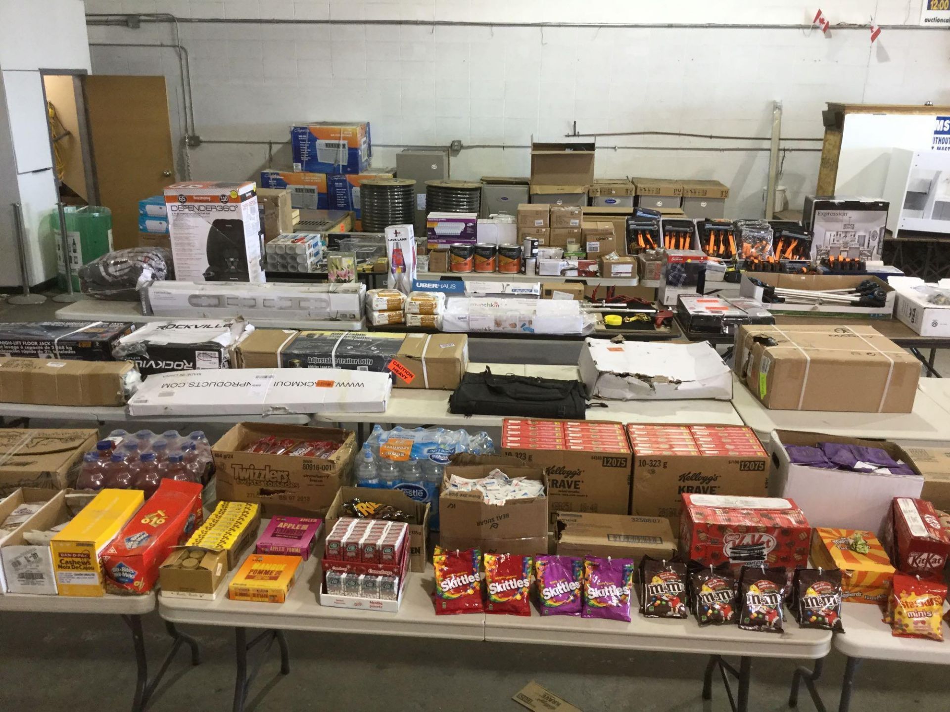 May 2, 2018. 6;30 pm Weekly Auction, includes Food, HVAC, Household Items, and Much more