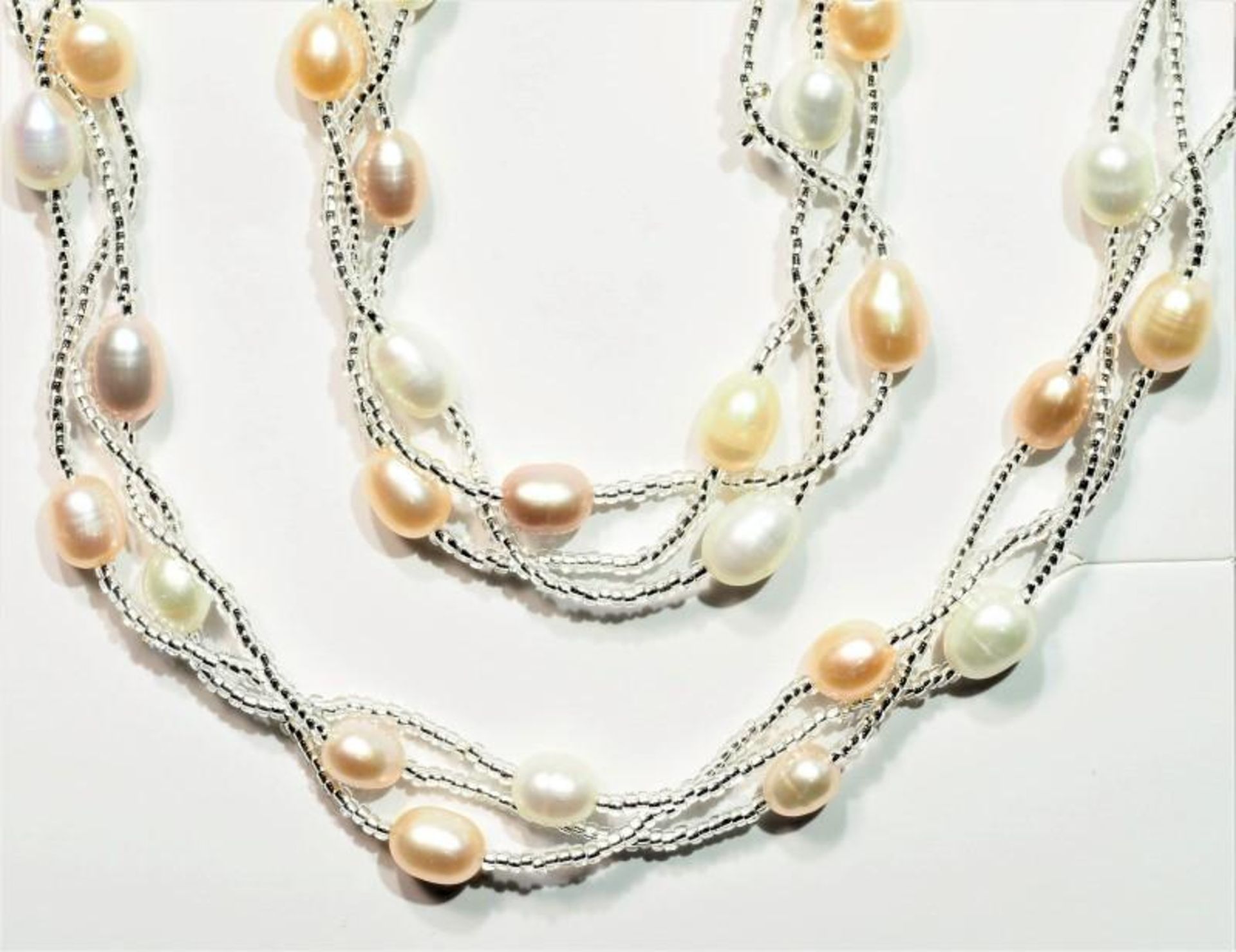 3 Strand Fresh Water Pearl(June Birthstone) Necklace and Bracelet Set, Retail $200 (MS19 - 2)