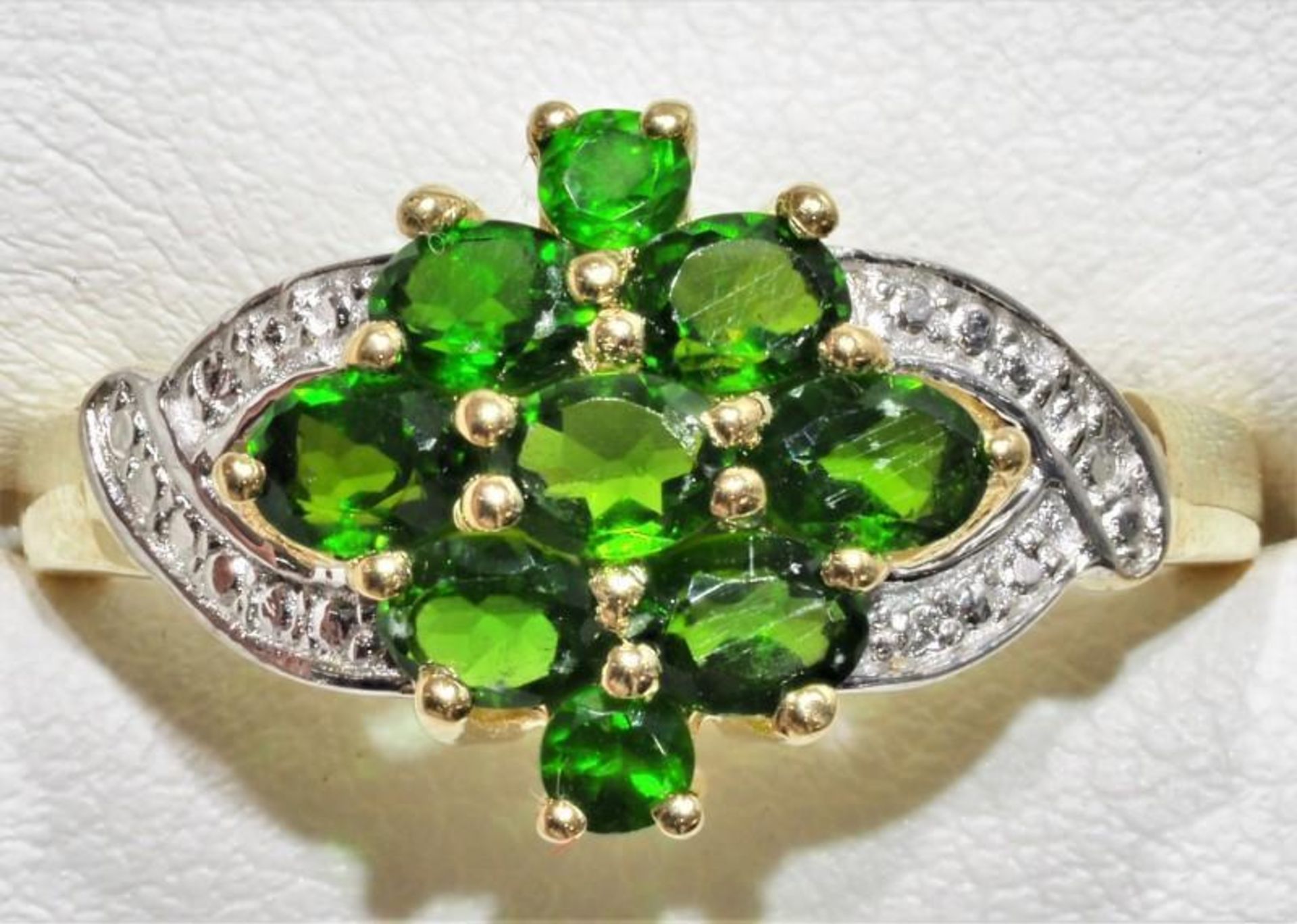 Sterling Silver Chrome Diopside(1.80ct) Ring, Insurance Value $880 (MS19 - 48)