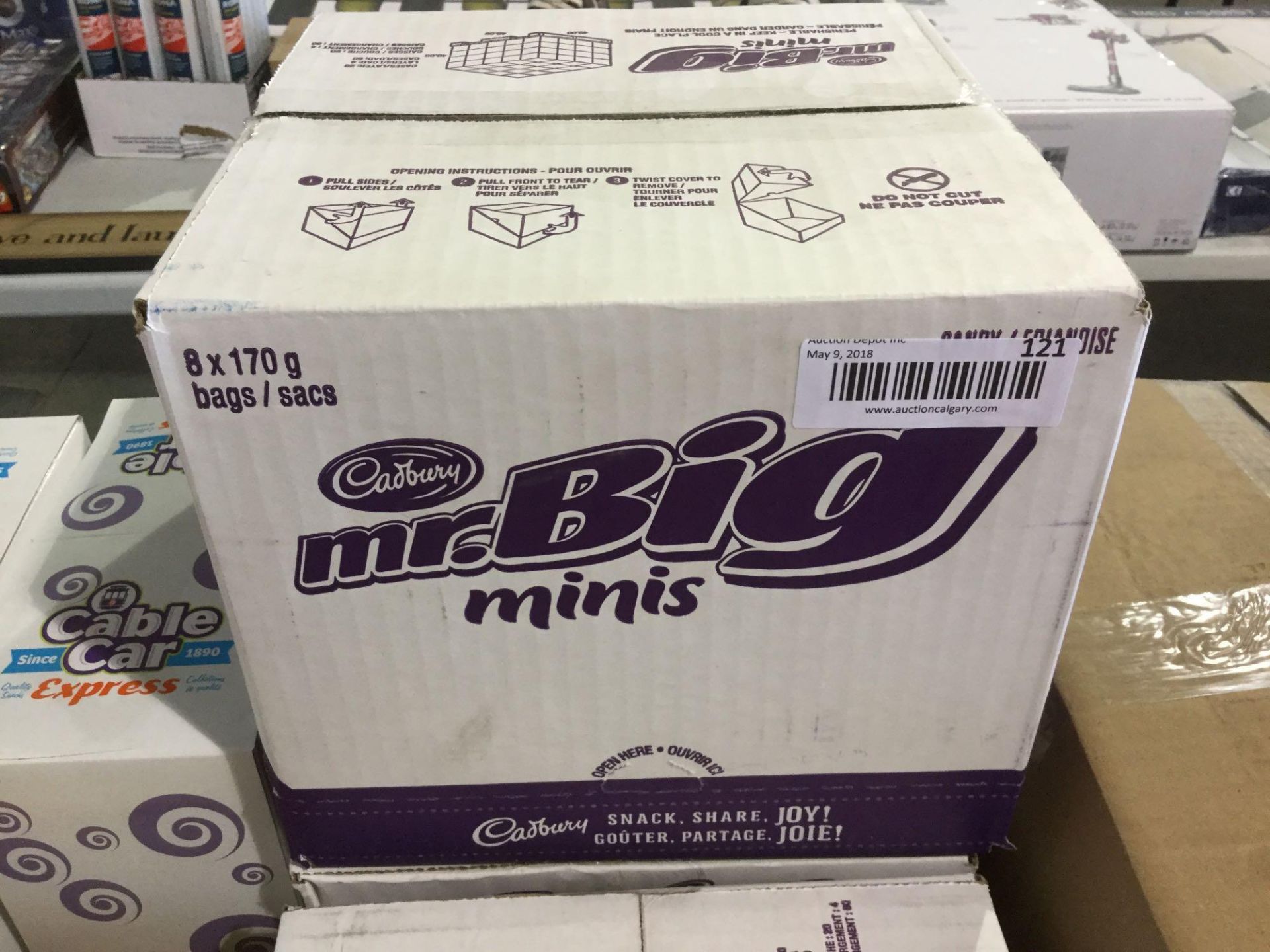 Case of Cadbury Mr. Big Mini's (8 x 170g)