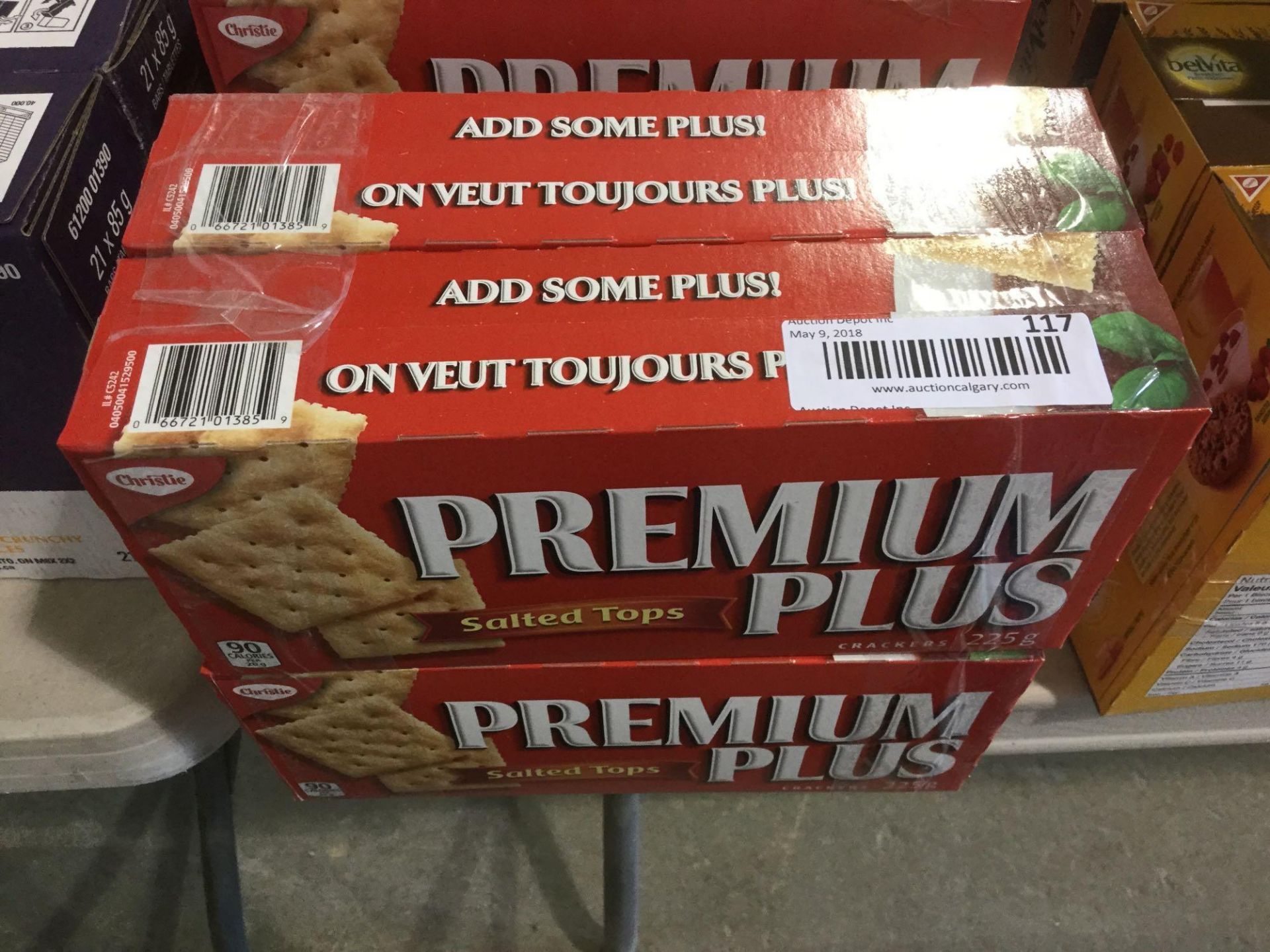 Premium Plus Salted Top Crackers (4 x 225g)