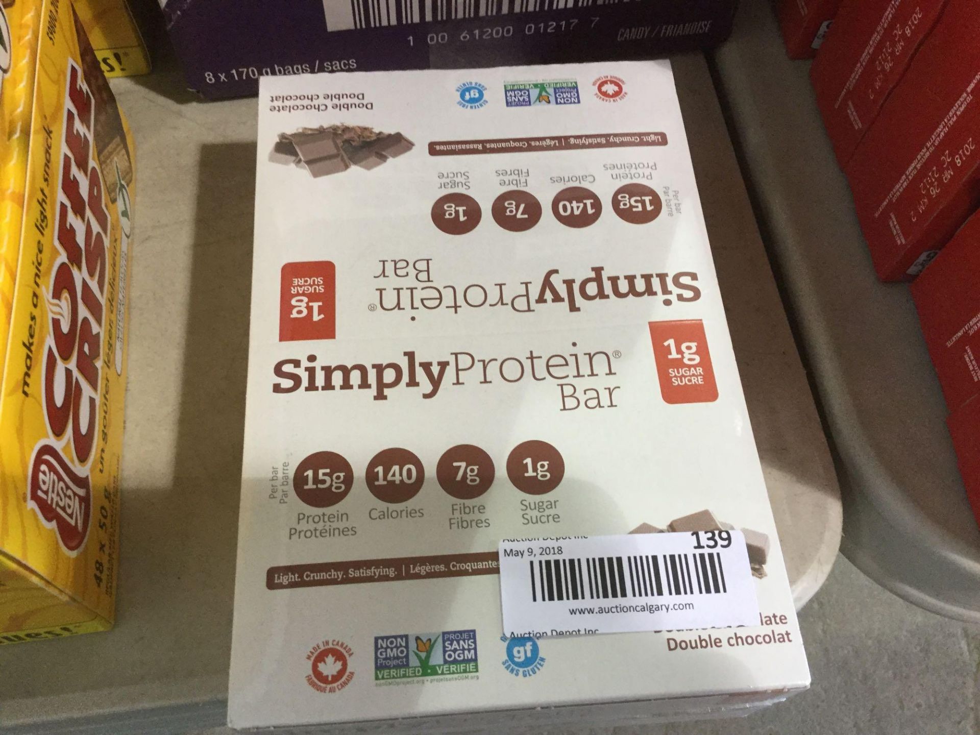 Simply Protein Double Chocolate Bars (15 x 40g)