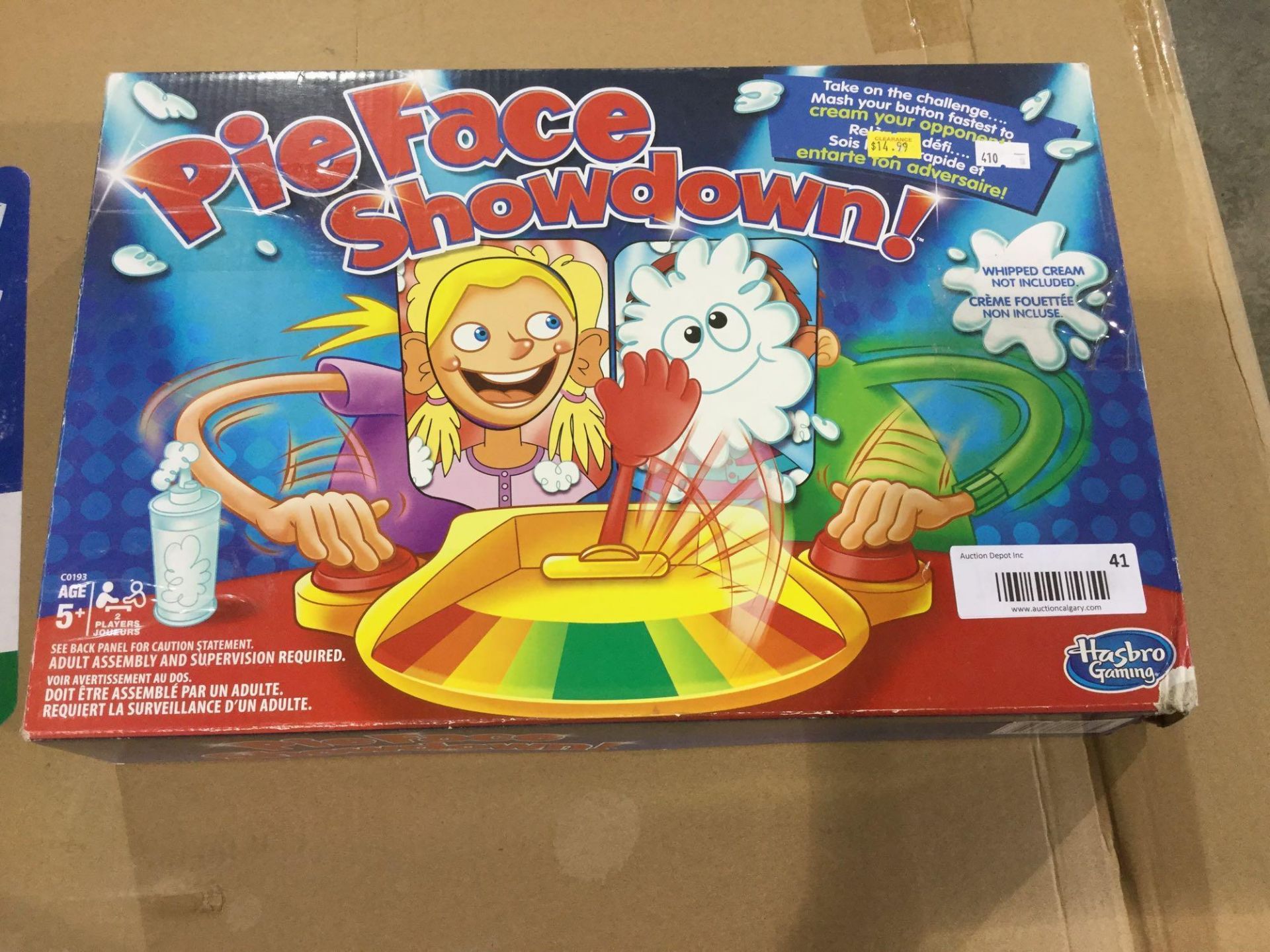 Pie Face Showdown Game