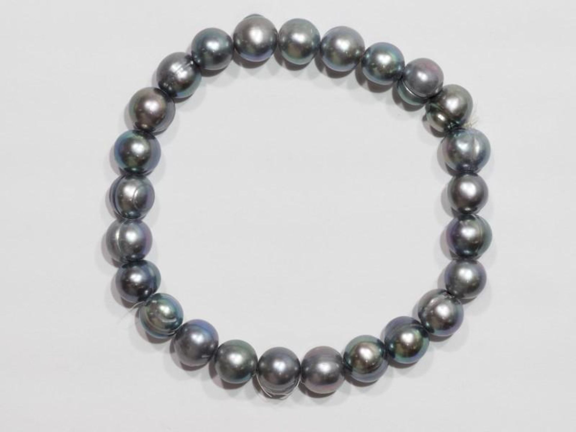 Fresh Water Peacock Pearl(June Birthstone) Flexible Bracelet, Retail $150 (MS19 - 23)