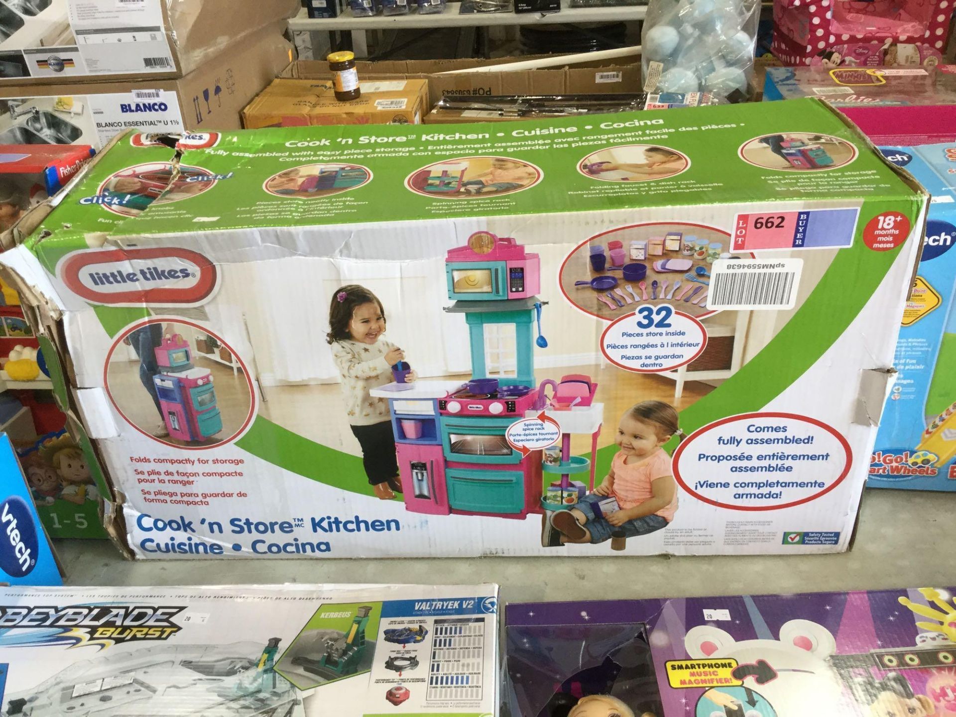 Little Tikes Cook n' Store Kitchen Play Center