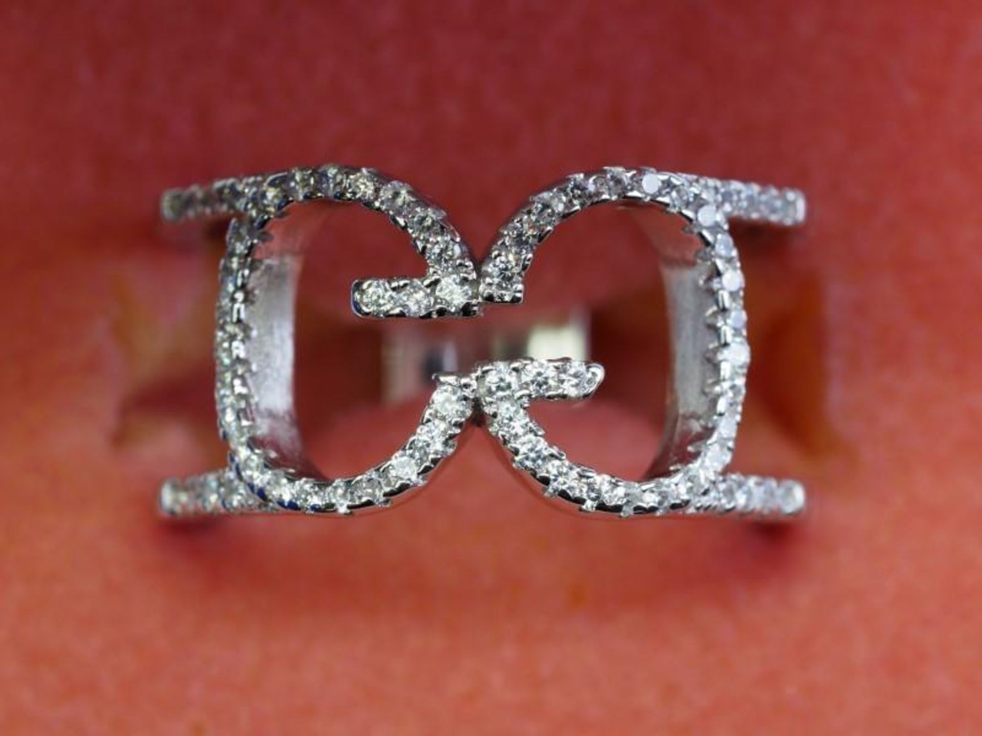 Sterling Silver Cubic Zirconia Ring, Retail $200 (R80)