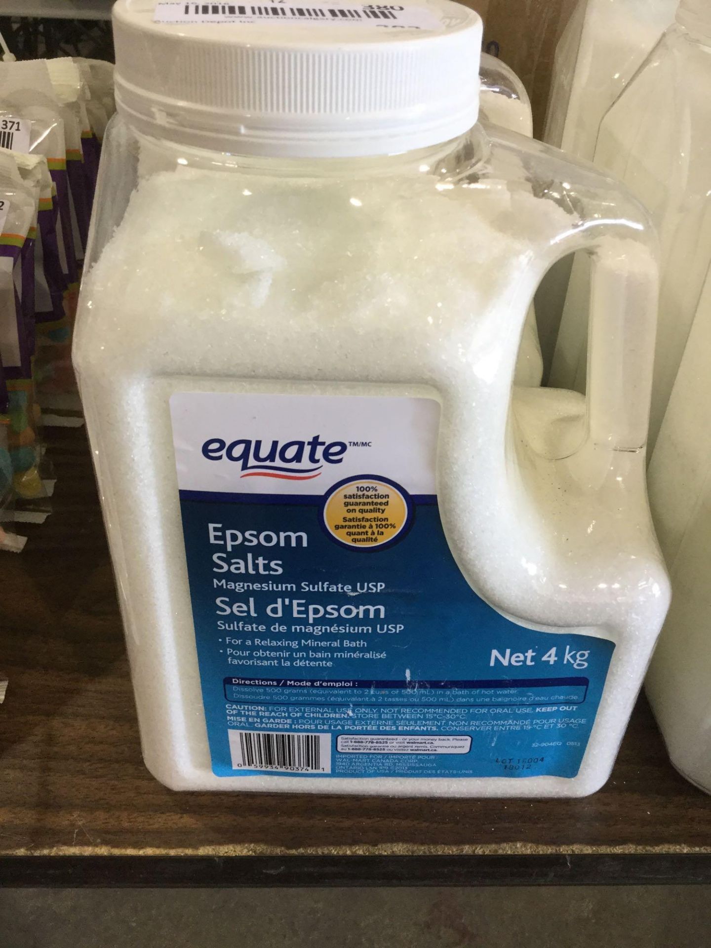 Equate Epsom Salts 4KG