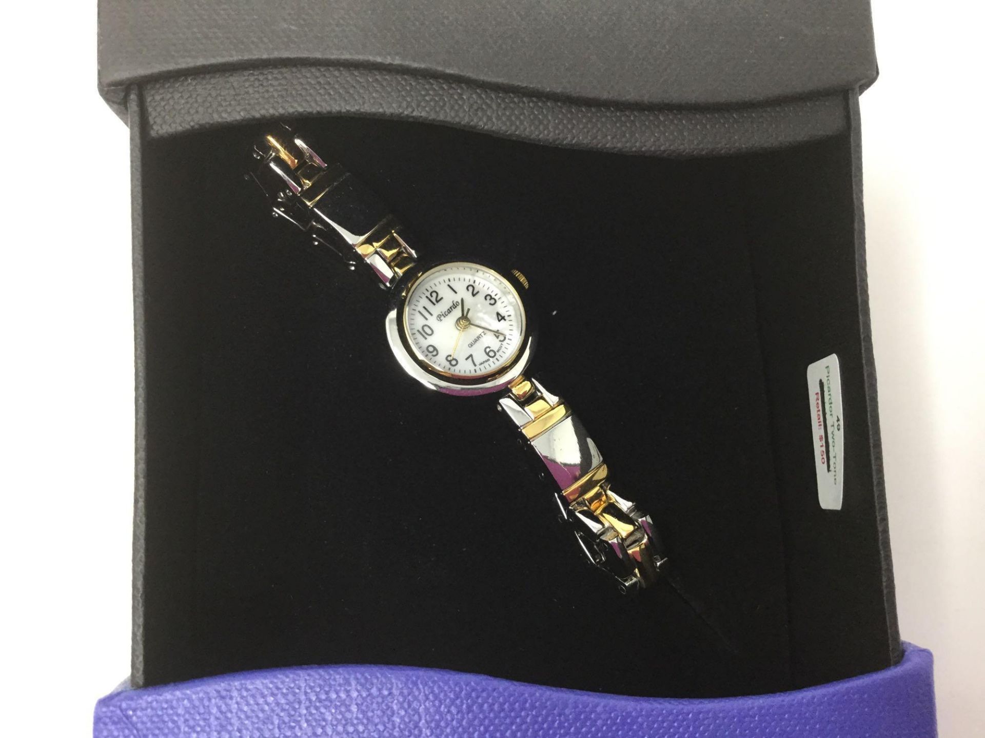 Picardor Two-Tone Ladies' Wrist Watch - Retail $150 - Image 2 of 2