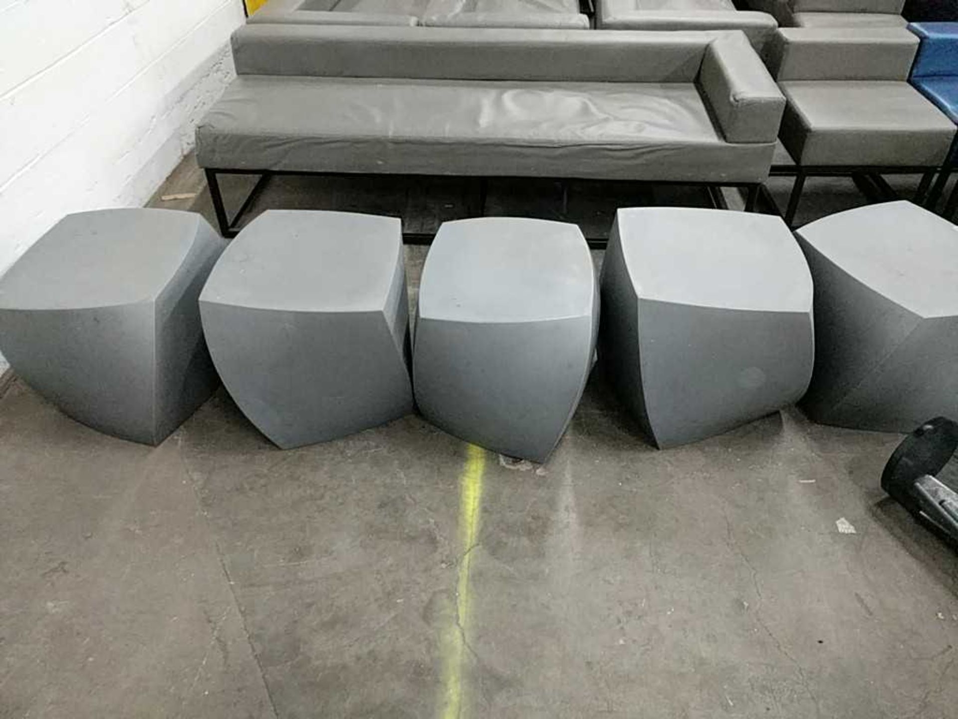 Outdoor Gray Cube