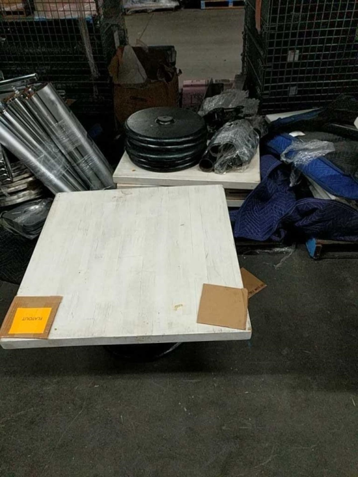 Lot of Low Outdoor Tables