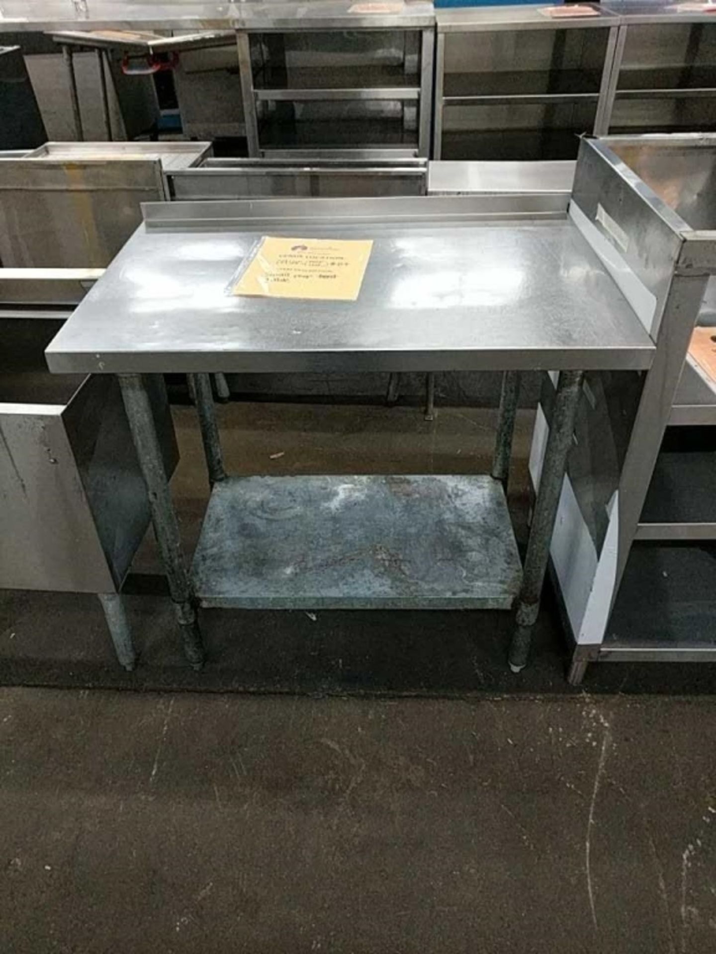 Small Stainless Steel Prep Table