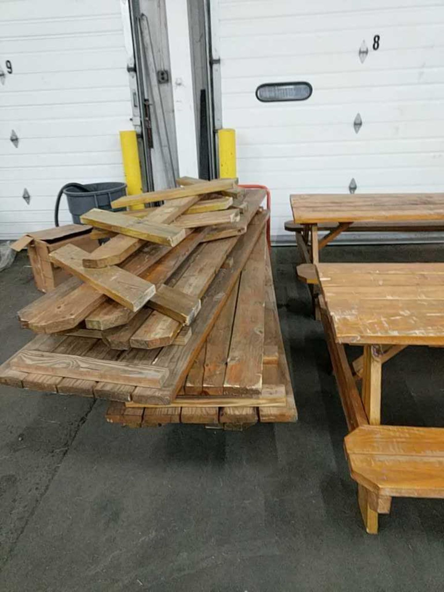 Lot of Picnic Tables - Image 2 of 3